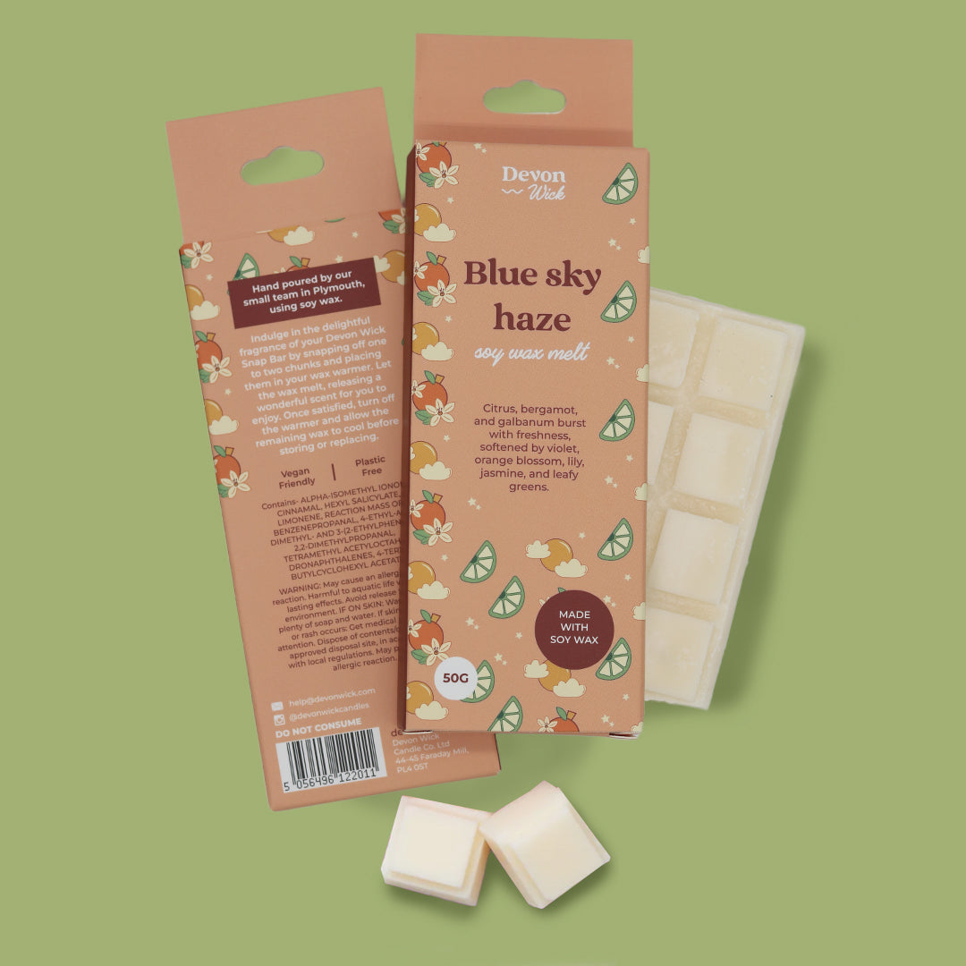 Blue Sky Haze Snap Bar Wax Melts
