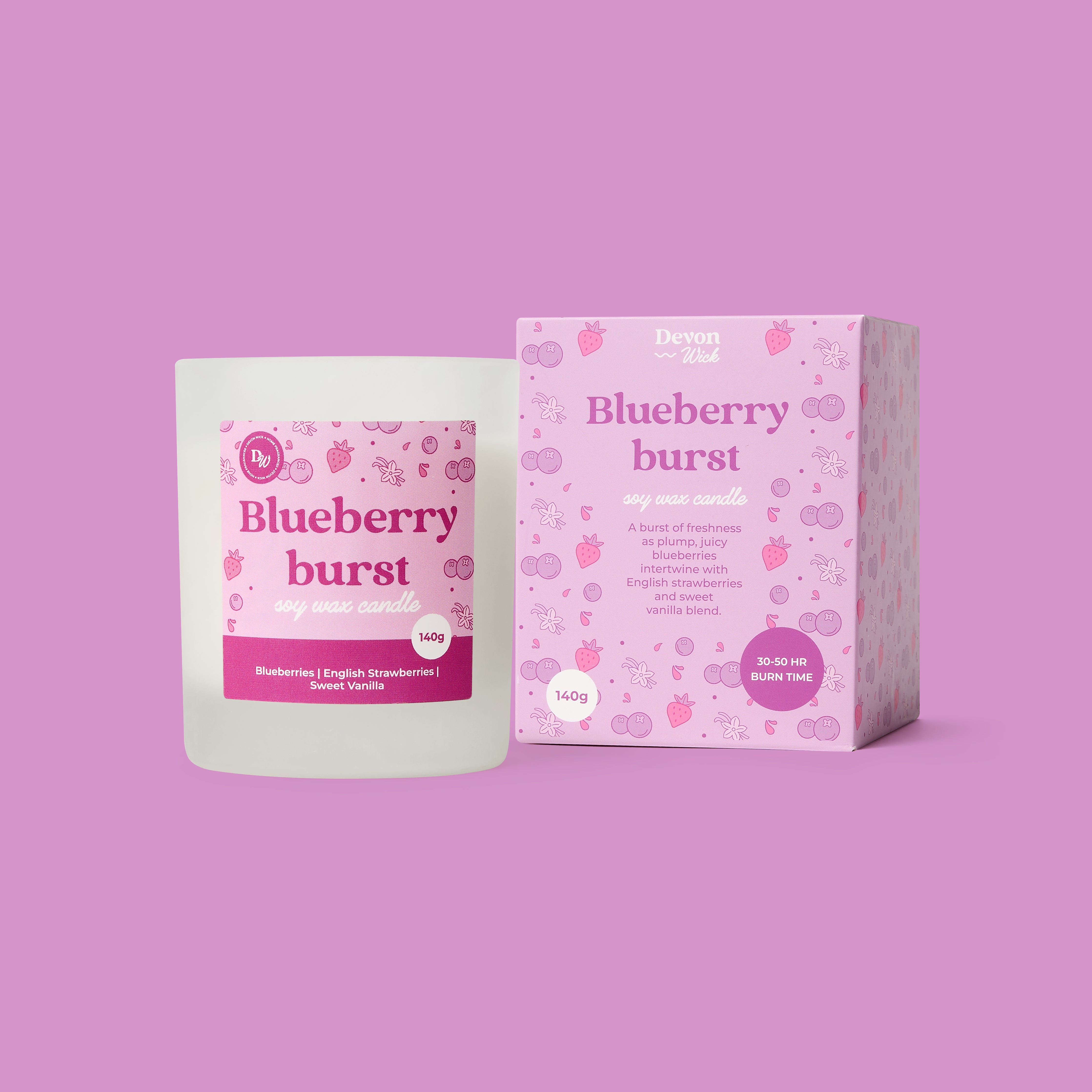 Blueberry Burst Soy Wax Candle