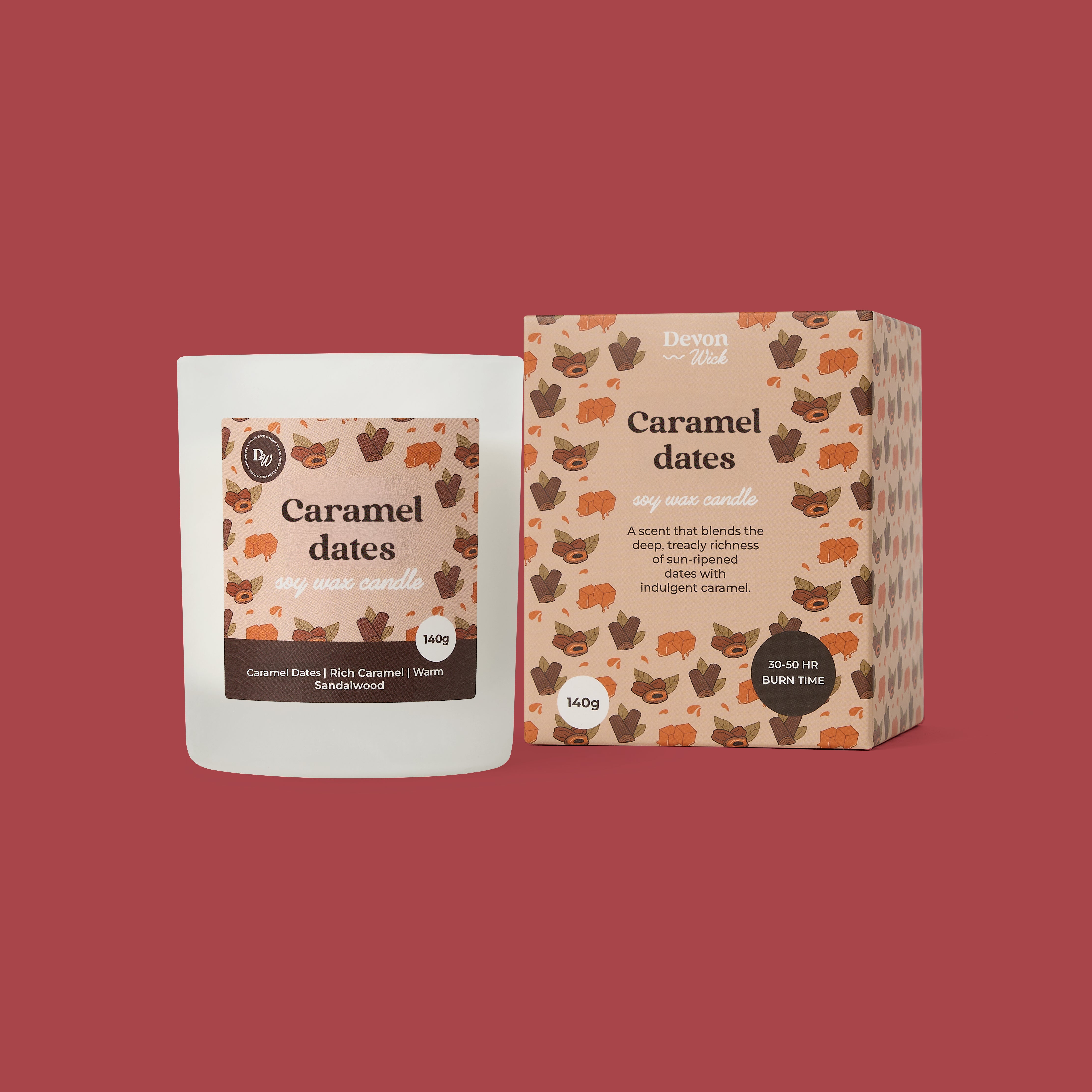 Caramel Dates Soy Wax Candle