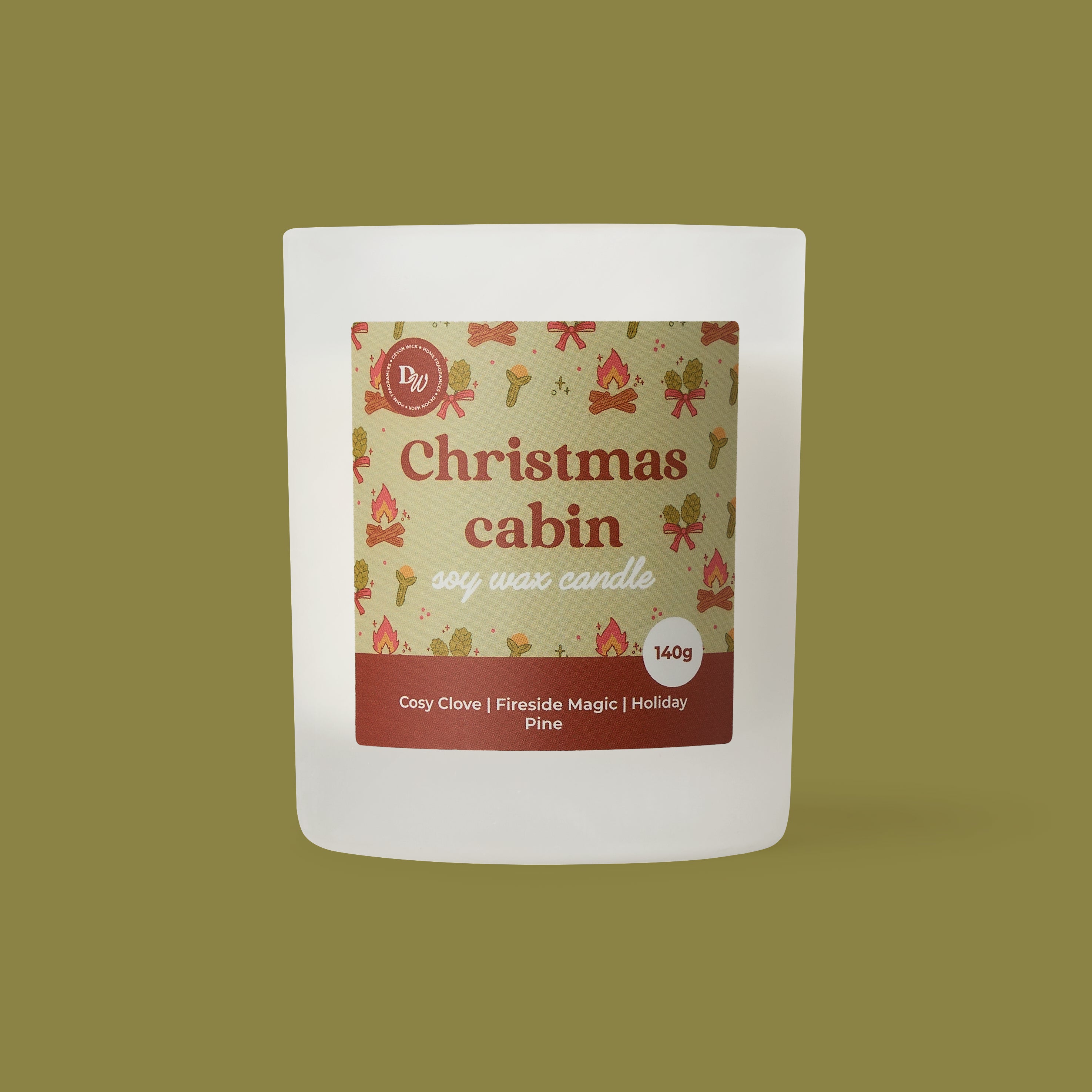 Christmas Cabin Soy Wax Candle