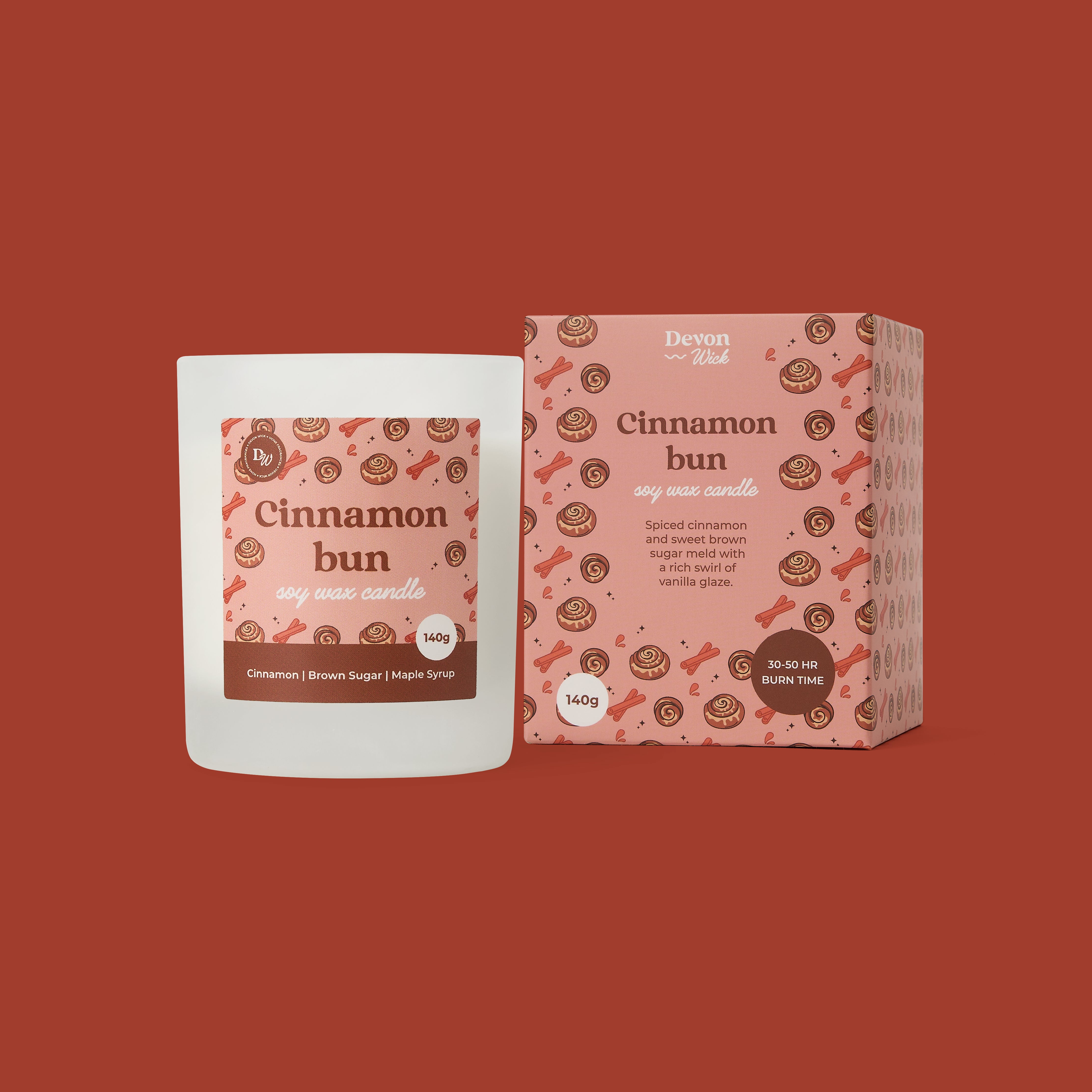 Cinnamon Bun Soy Wax Candle