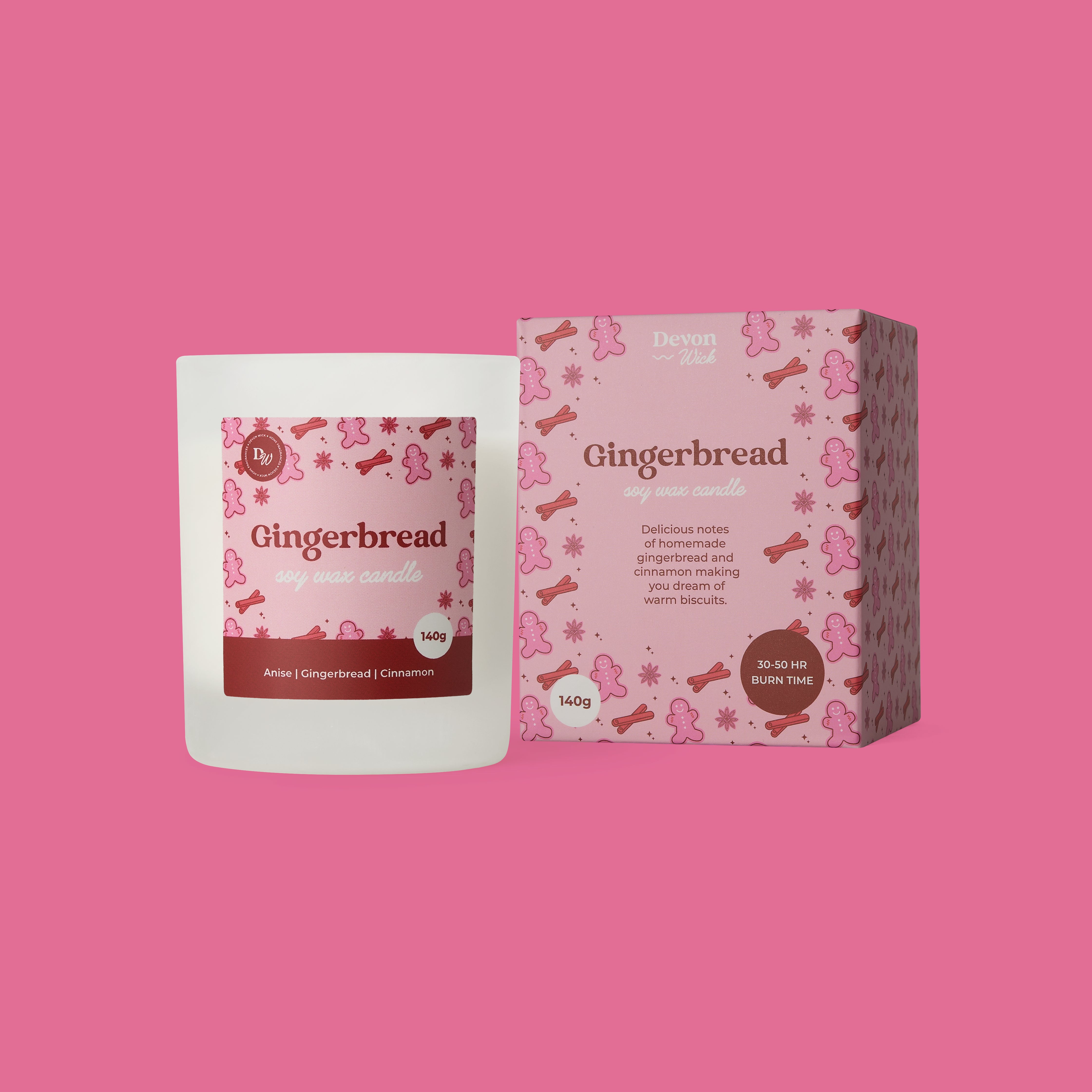 Gingerbread Soy Wax Candle