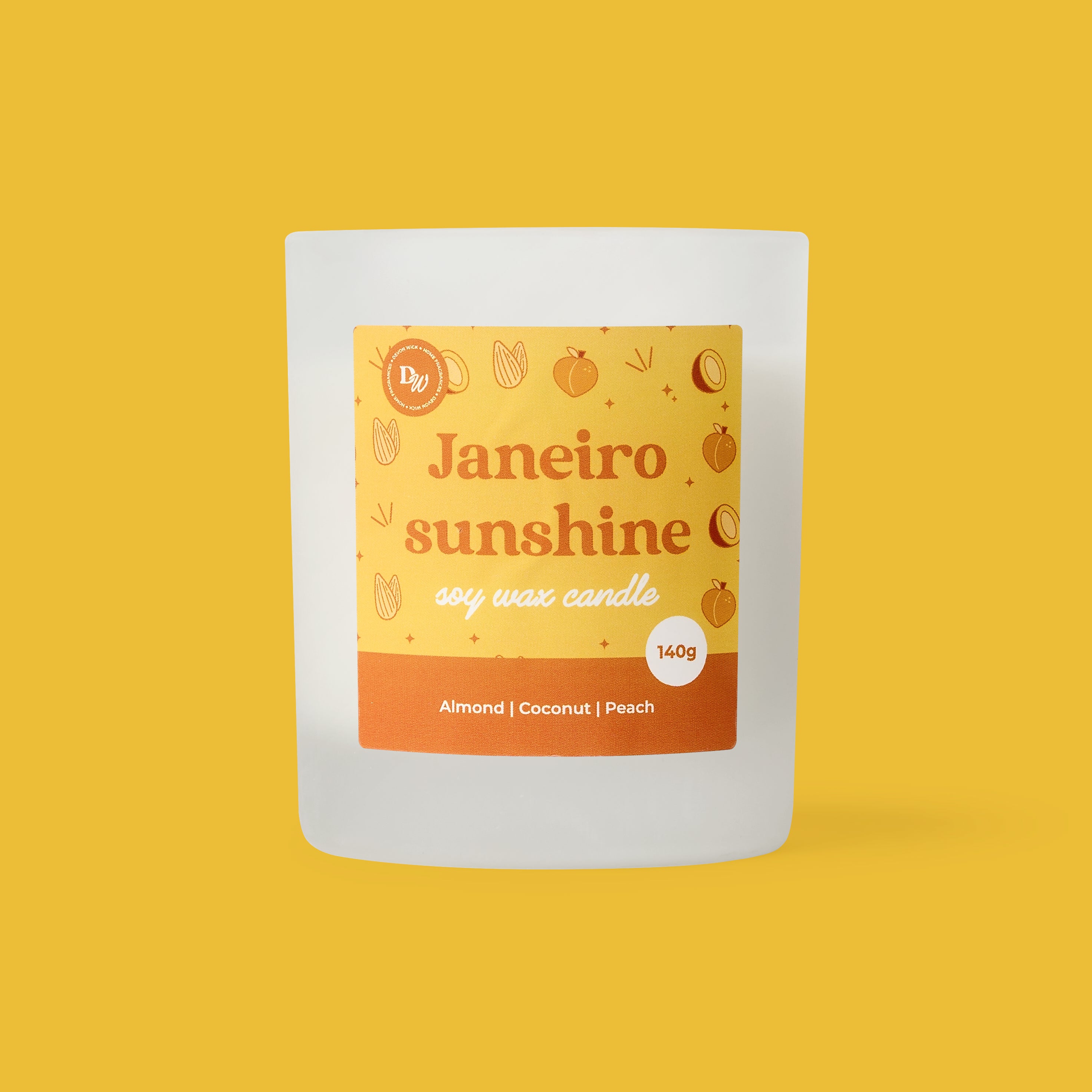 Janeiro Sunshine Soy Wax Candle