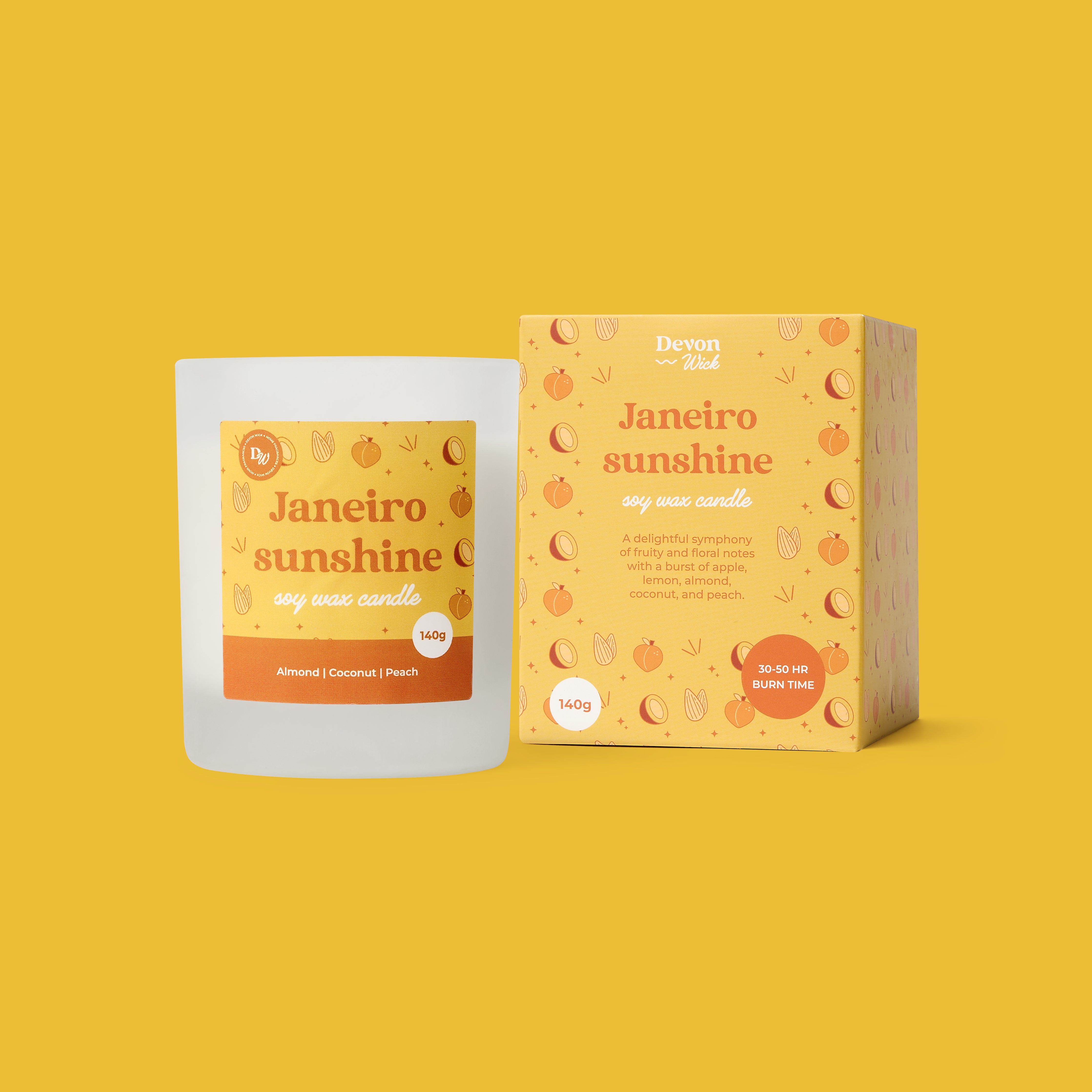 Janeiro Sunshine Soy Wax Candle