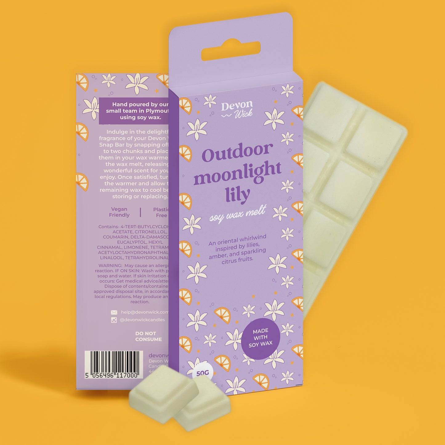 Outdoor Moonlight Lily Snap Bar Wax Melts