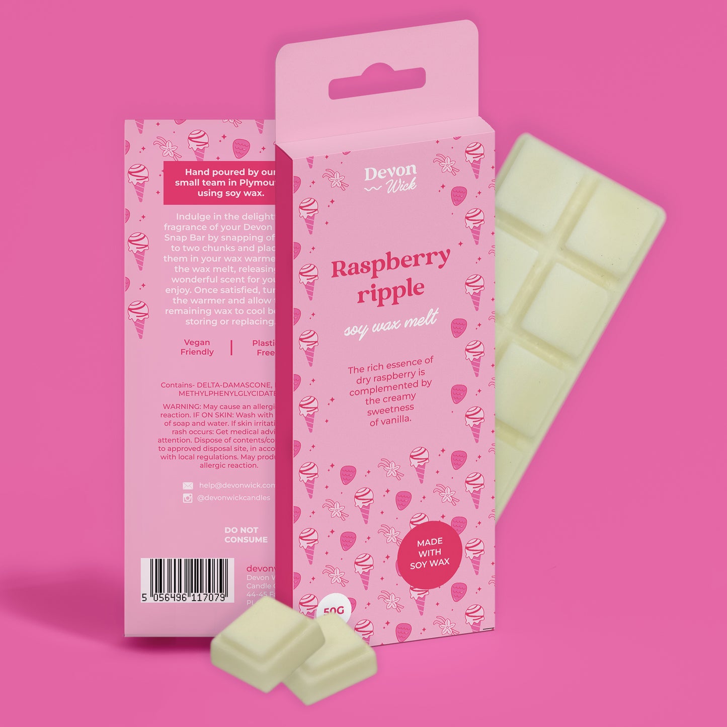 Raspberry Ripple Snap Bar Wax Melts