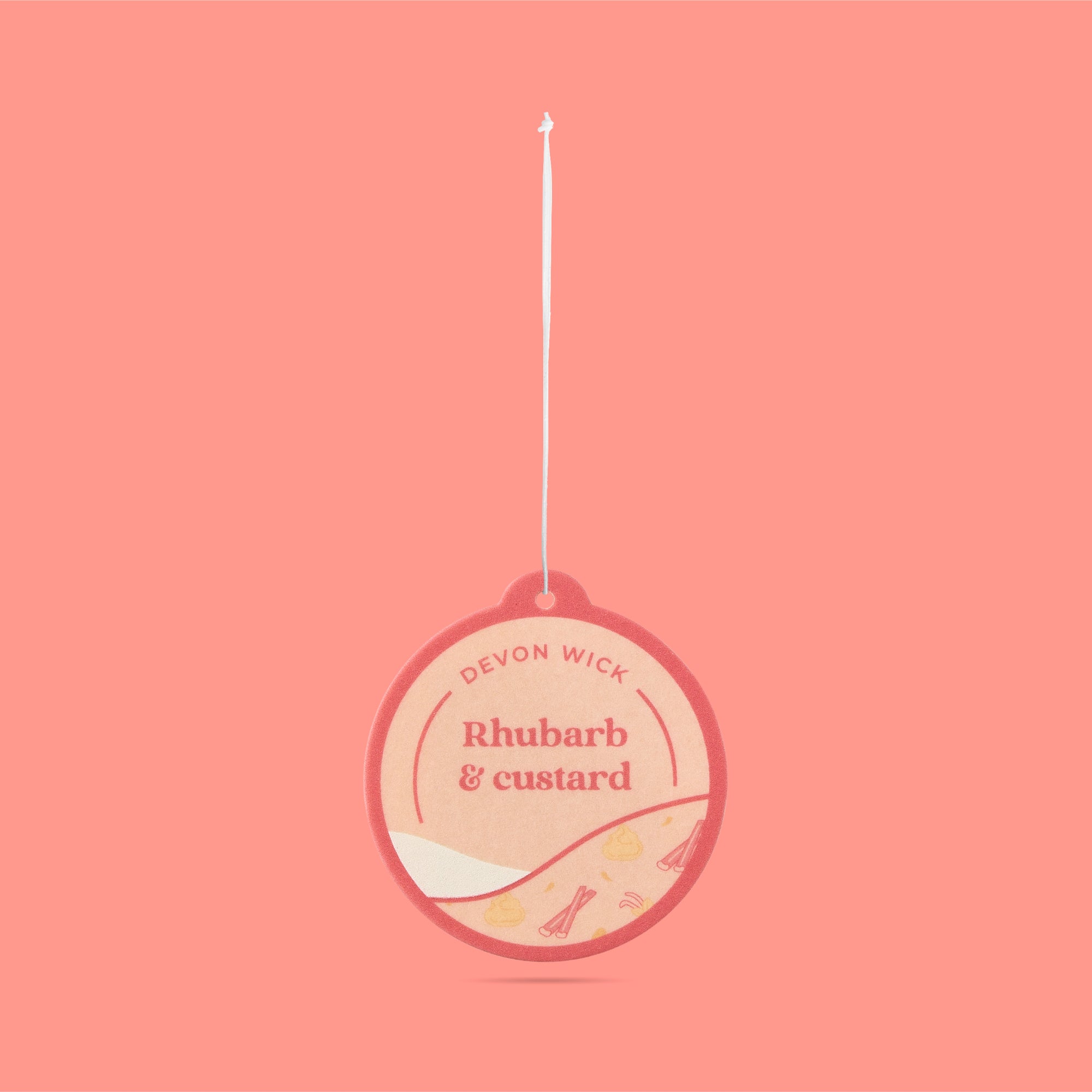 Rhubarb & Custard Car Air Freshener