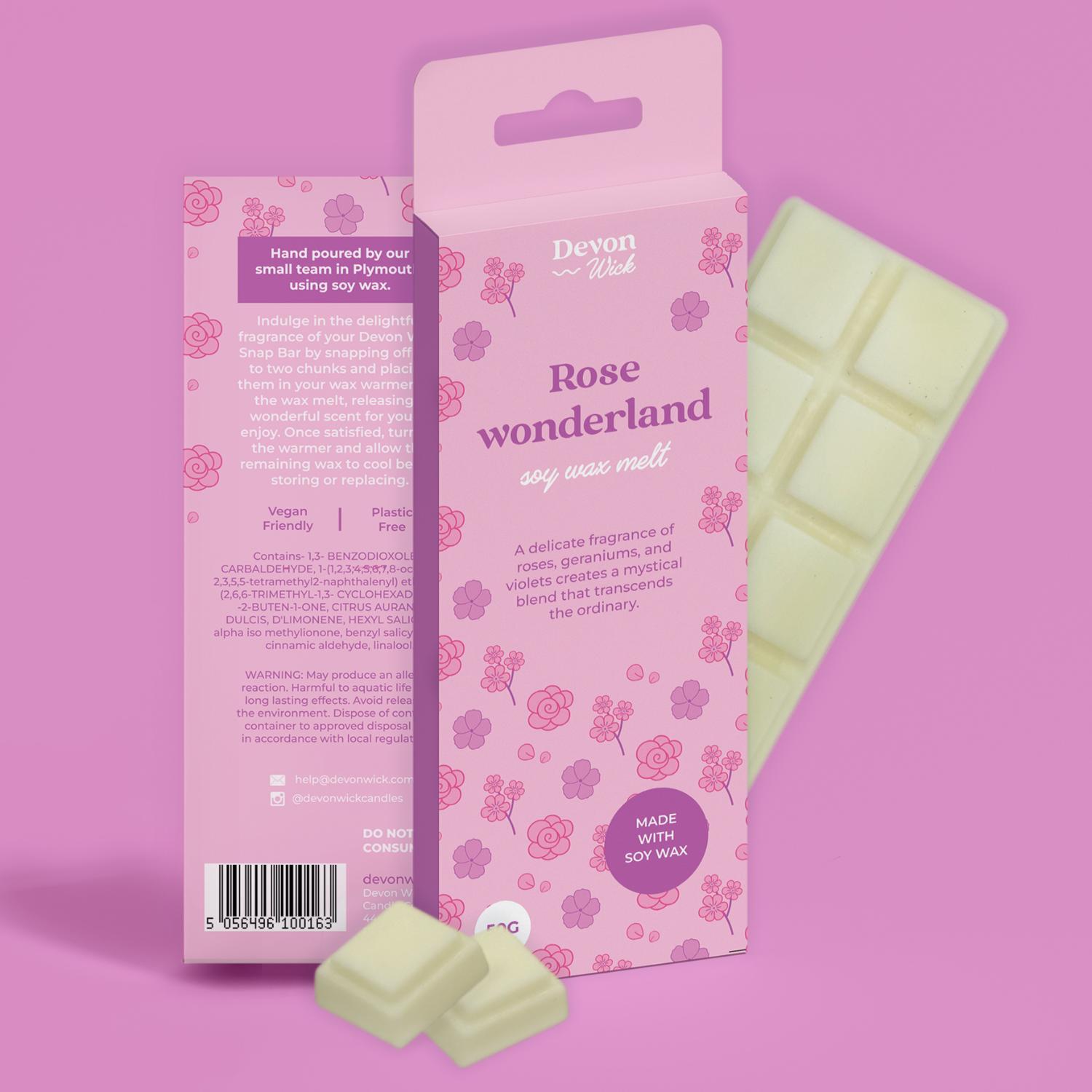 Rose Wonderland Snap Bar Wax Melts