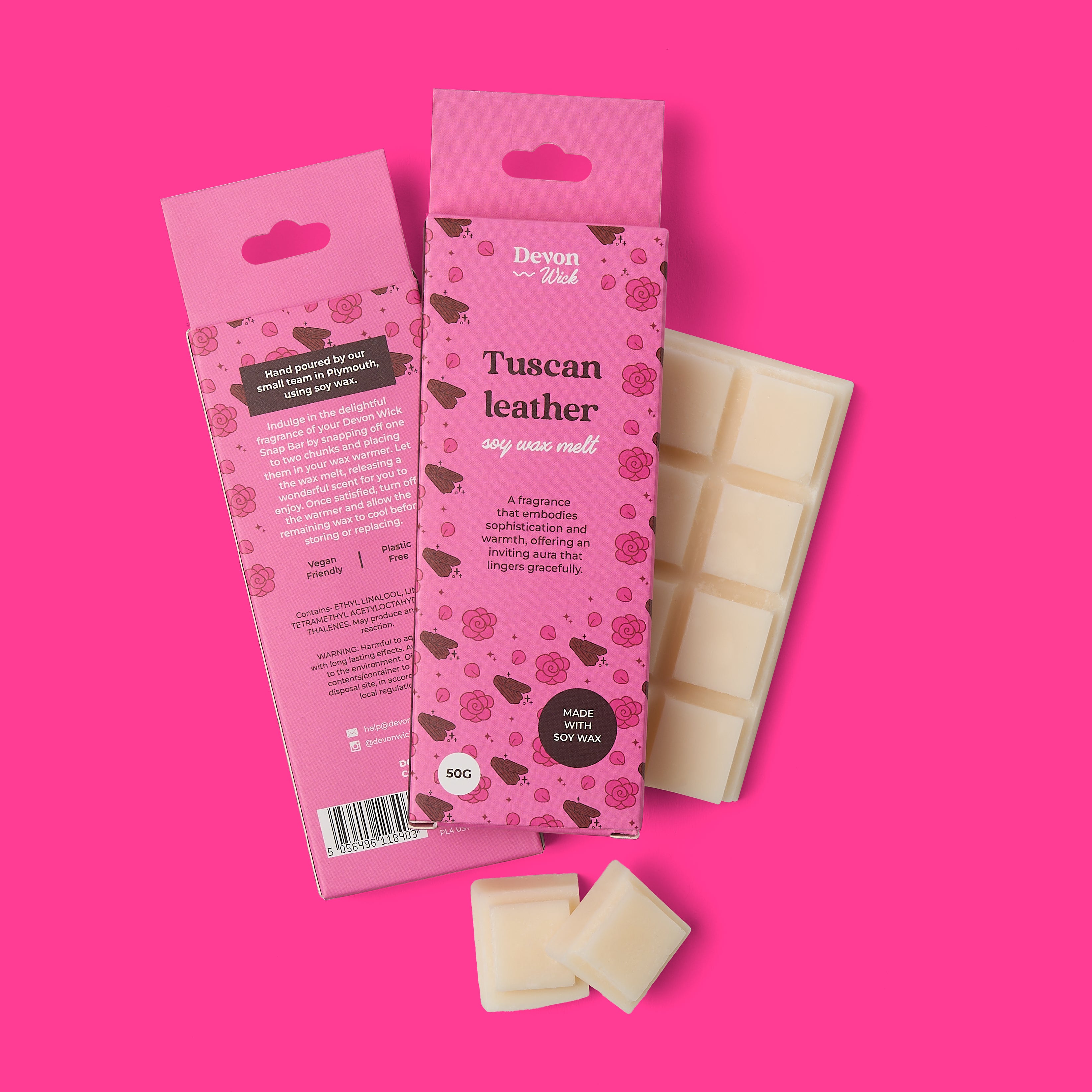 Tuscan Leather Snap Bar Wax Melts