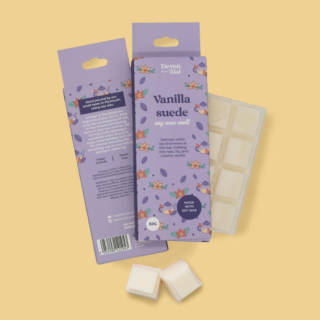 Vanilla Suede Snap Bar Wax Melts