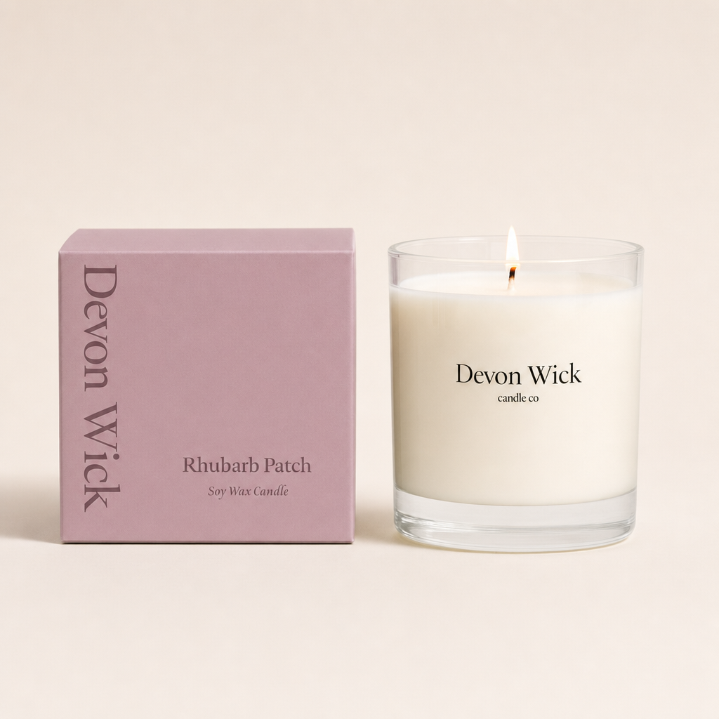 Rhubarb Patch Soy Wax Candle