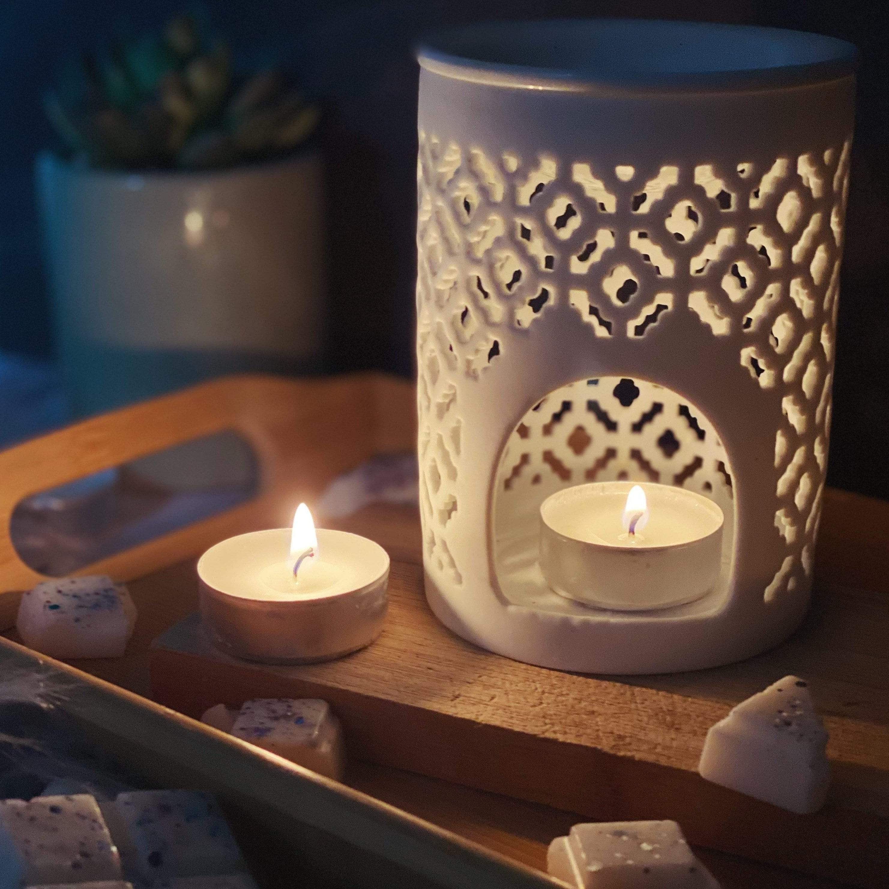 Devon Wick Candle Co. Limited Matte White Lattice Wax Melter