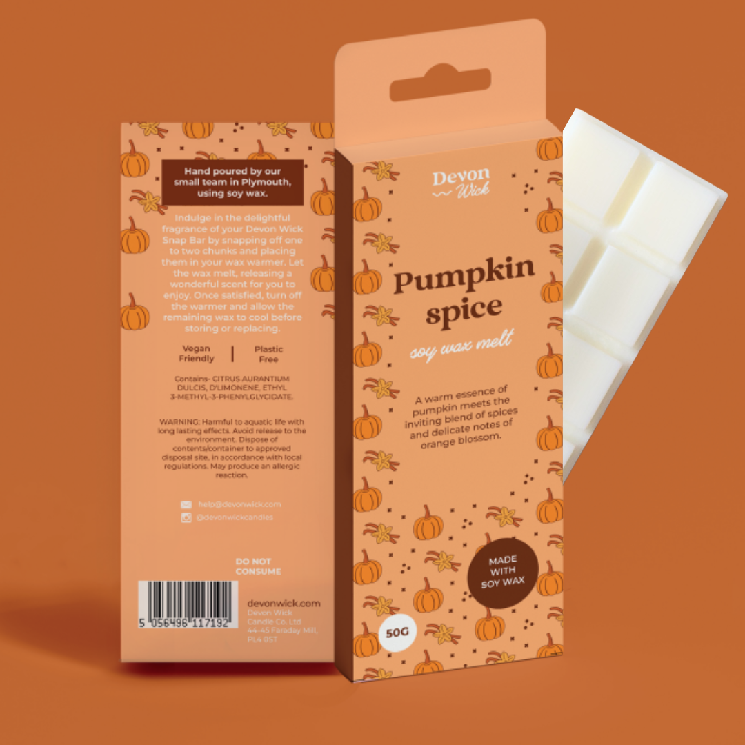 Pumpkin Spice Snap Bar Wax Melts