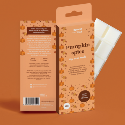 Pumpkin Spice Snap Bar Wax Melts