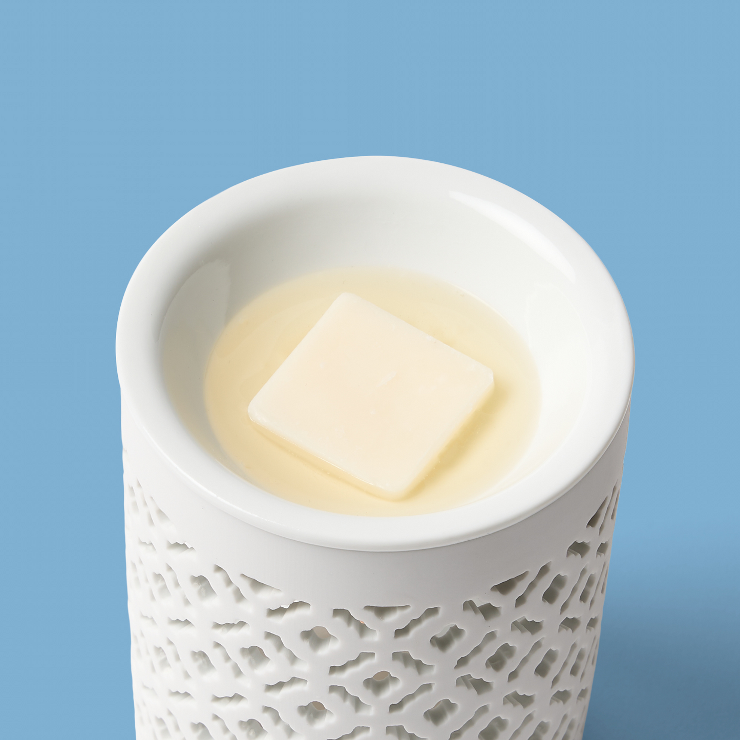 Matte White Lattice Wax Melter