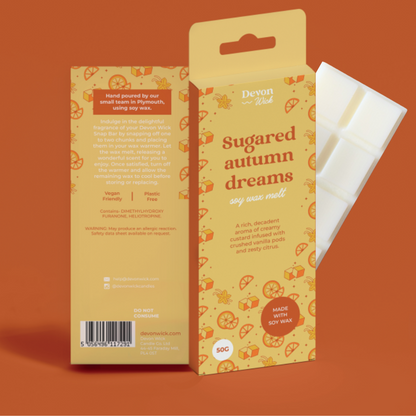 Sugared Autumn Dreams Snap Bar Wax Melts