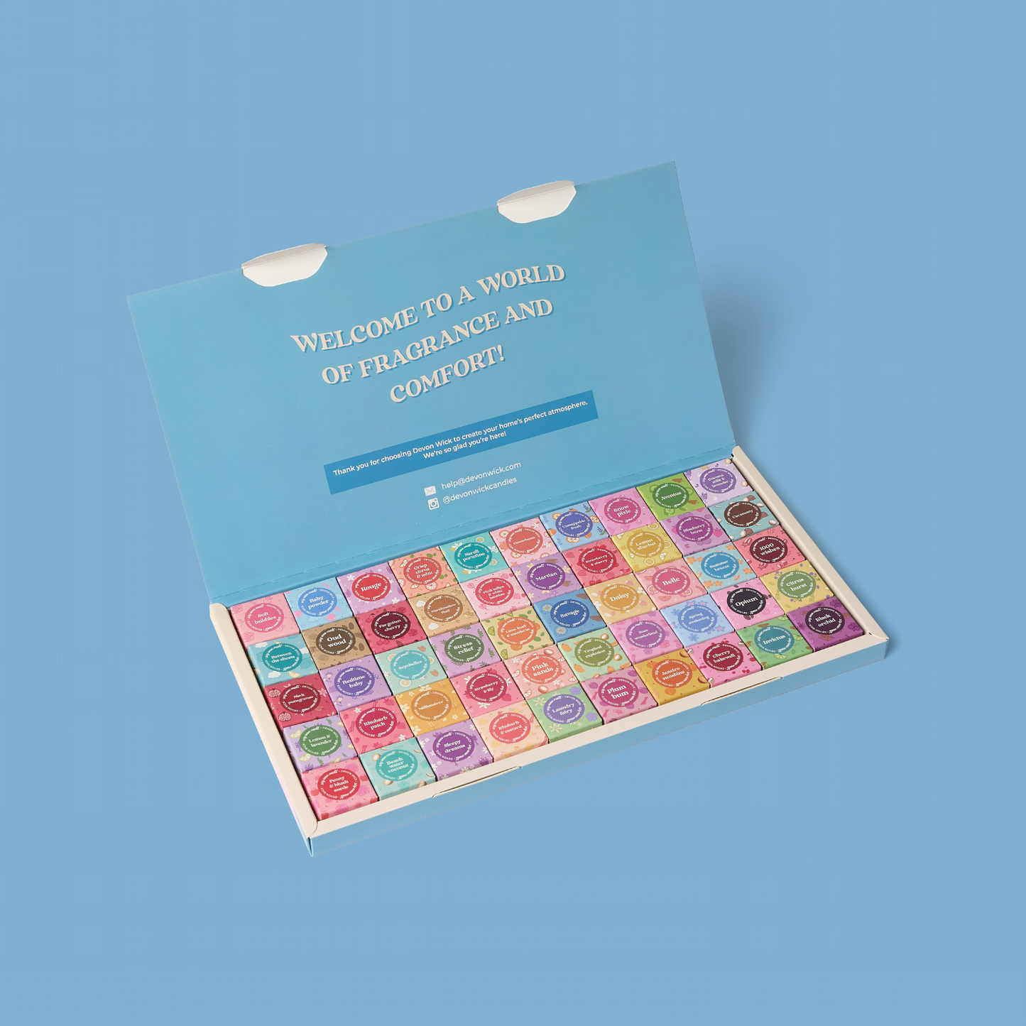 The ULTIMATE Wax Melt Snap Bar 50 x Samples Box