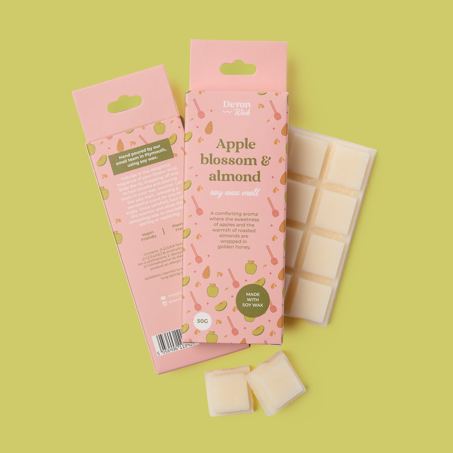 Apple Blossom & Almond Snap Bar Wax Melts