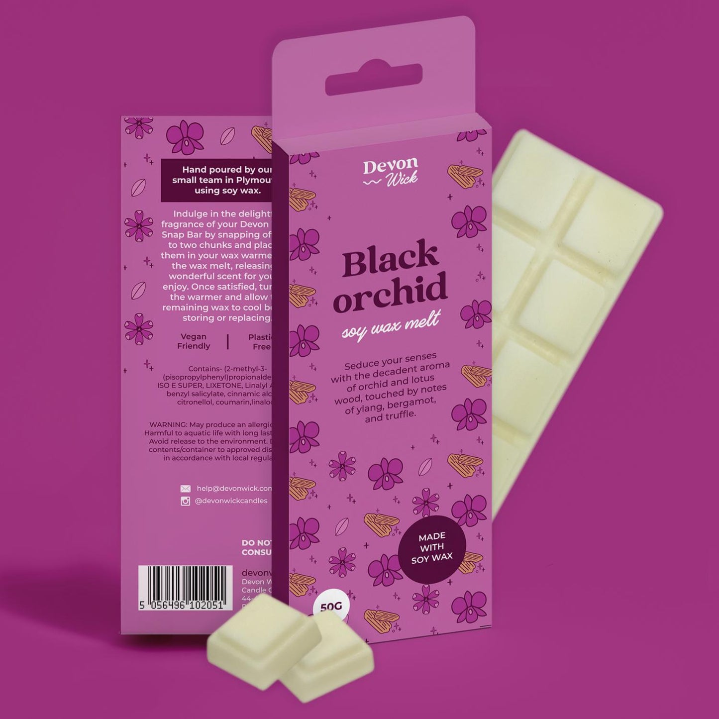 Black Orchid Snap Bar Wax Melts