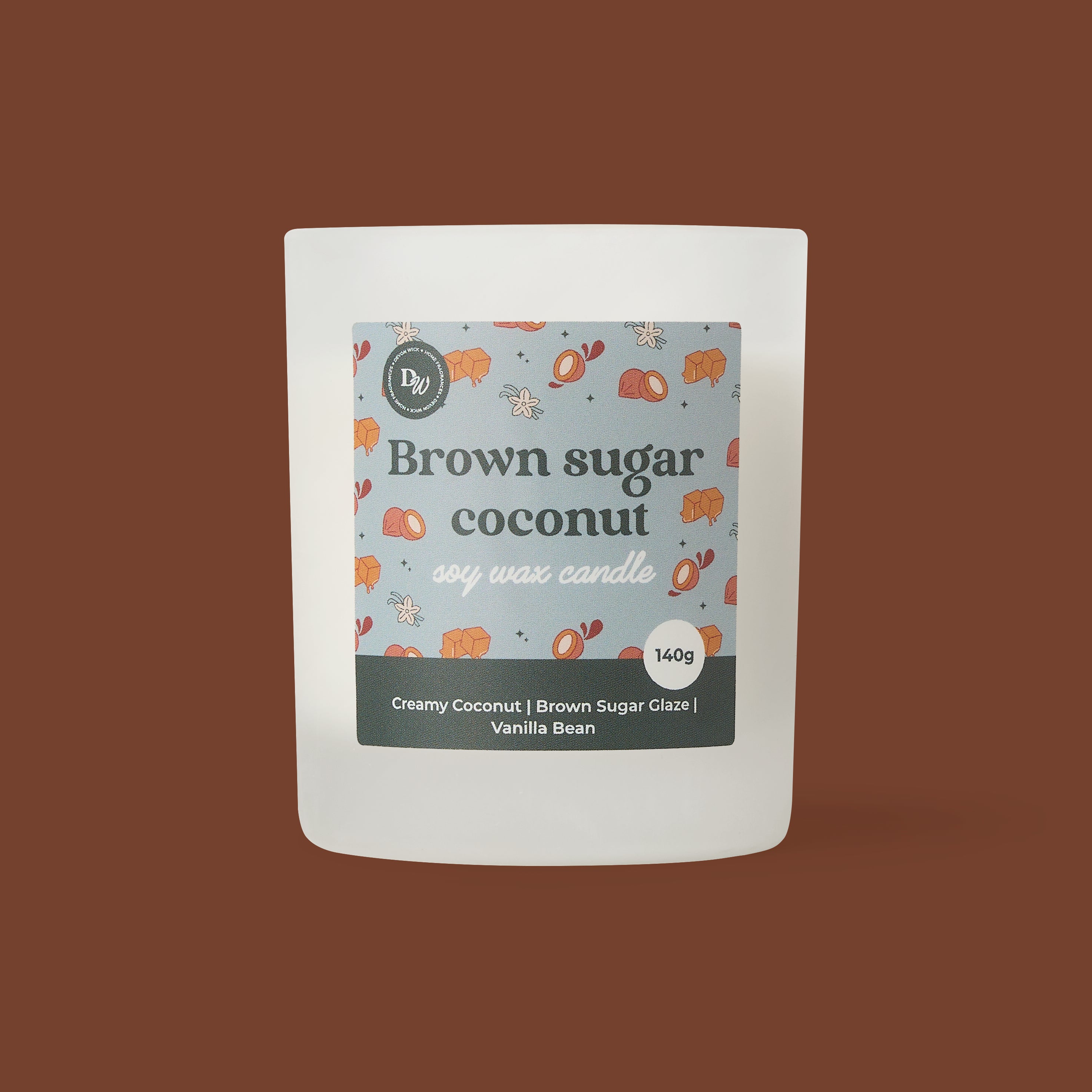 Brown Sugar Coconut Soy Wax Candle