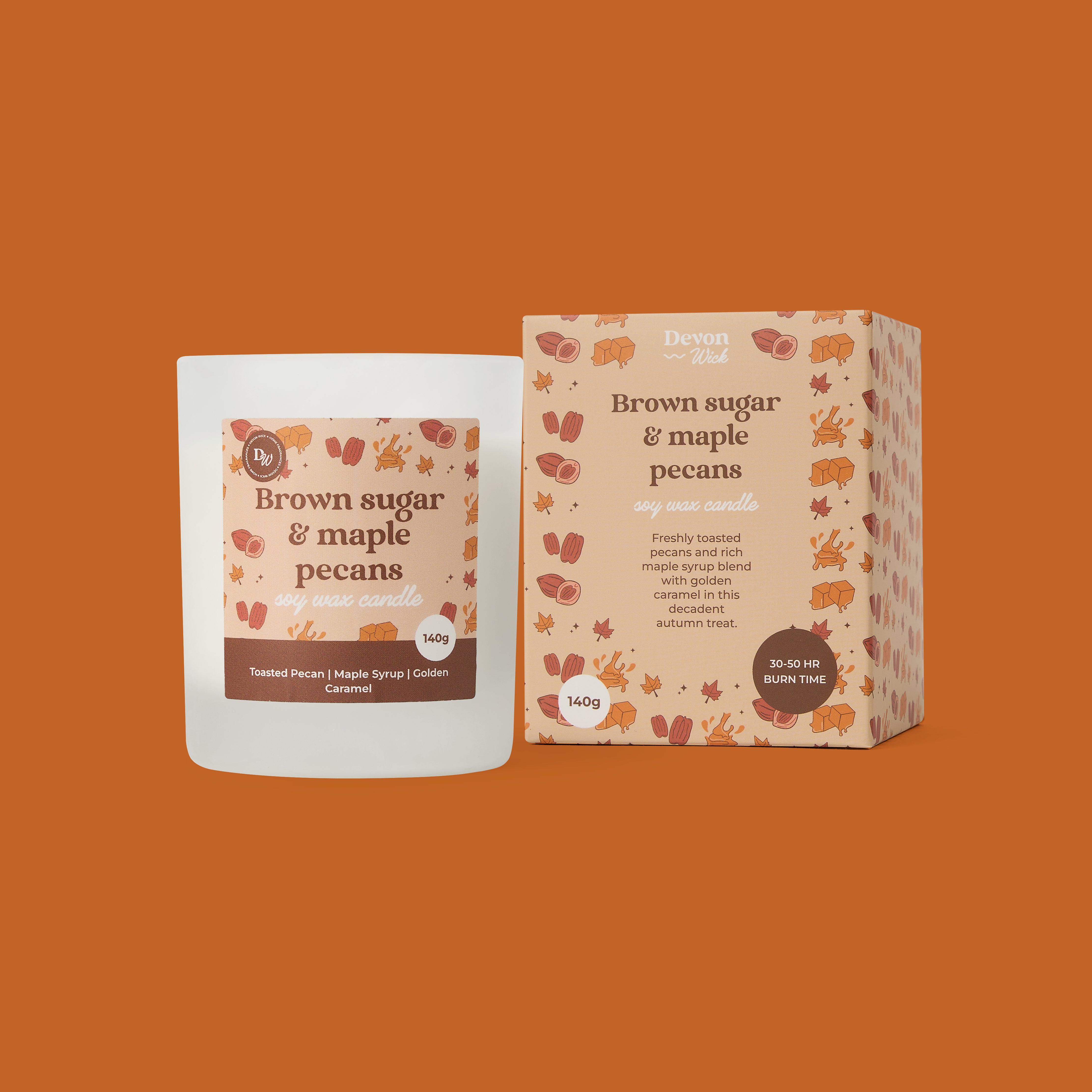 Brown Sugar & Maple Pecans Soy Wax Candle