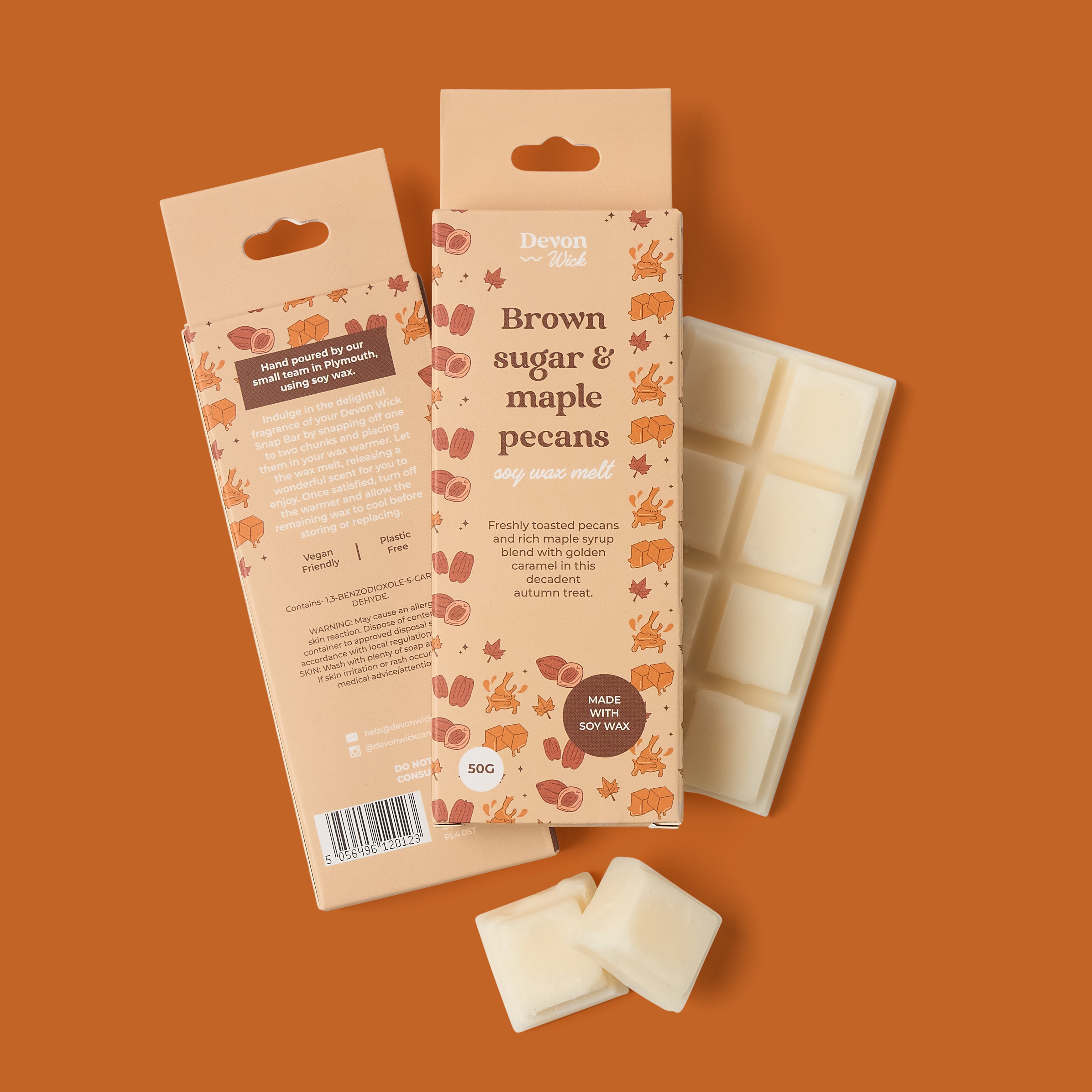 Brown Sugar & Maple Pecans Snap Bar Wax Melts