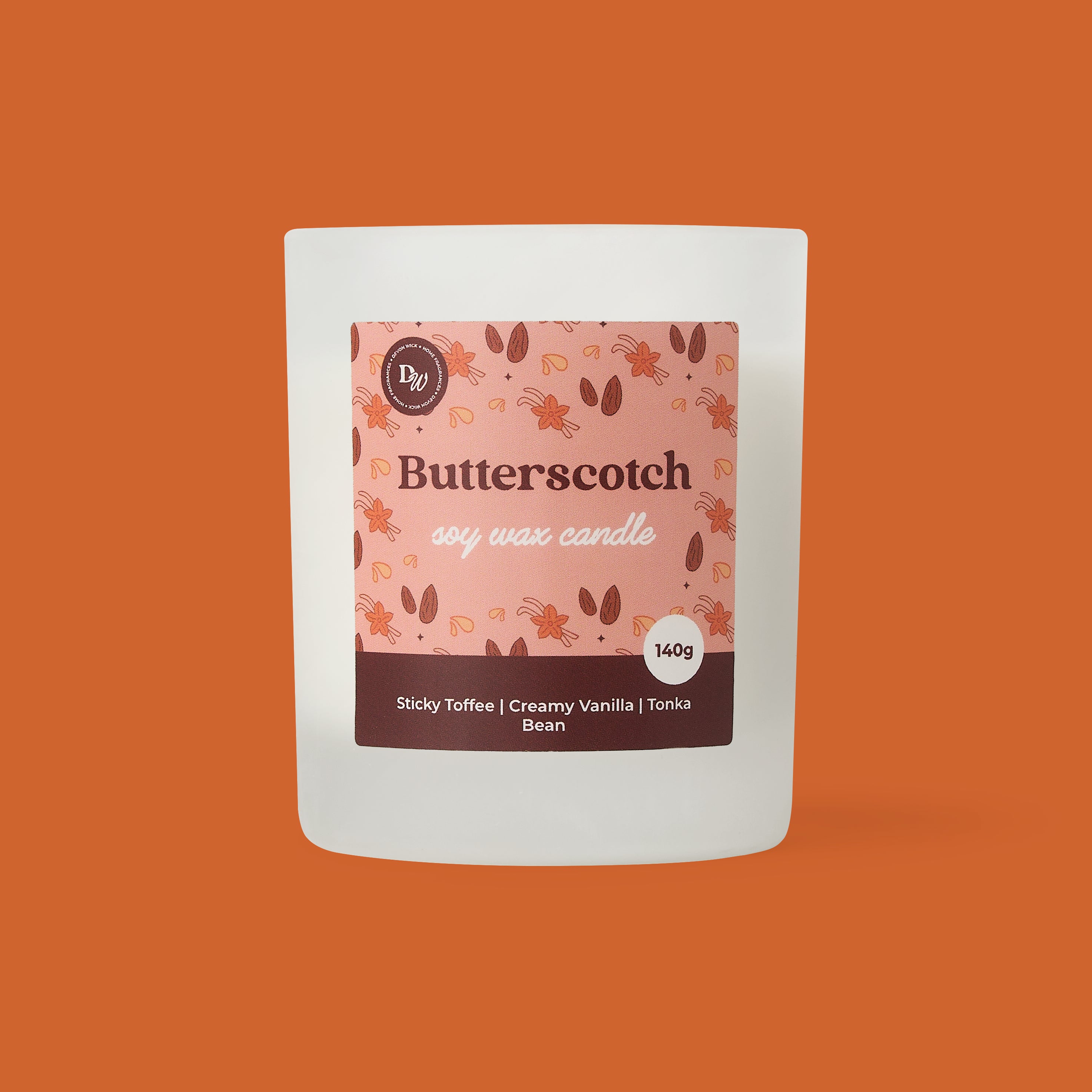 Butterscotch Soy Wax Candle