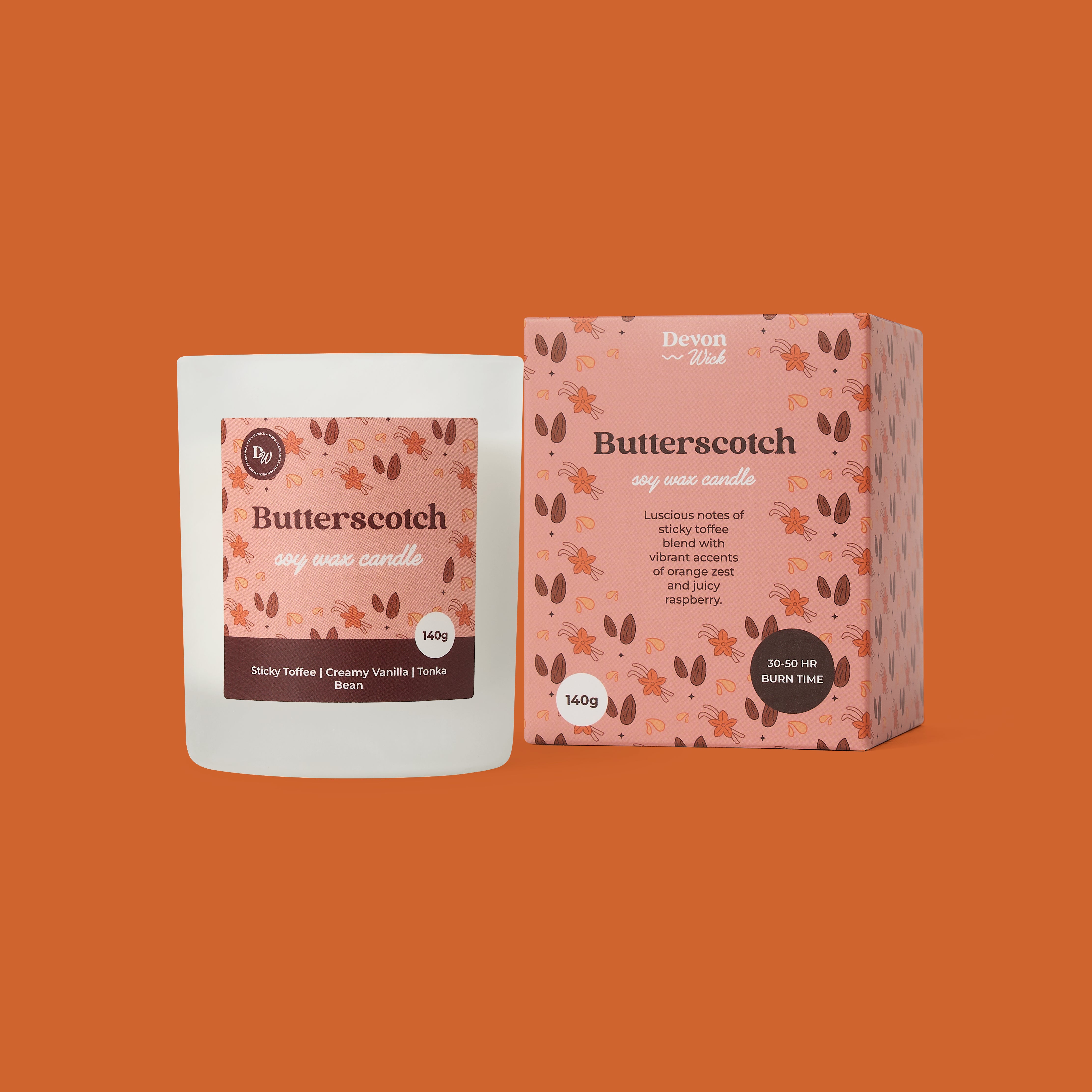 Butterscotch Soy Wax Candle