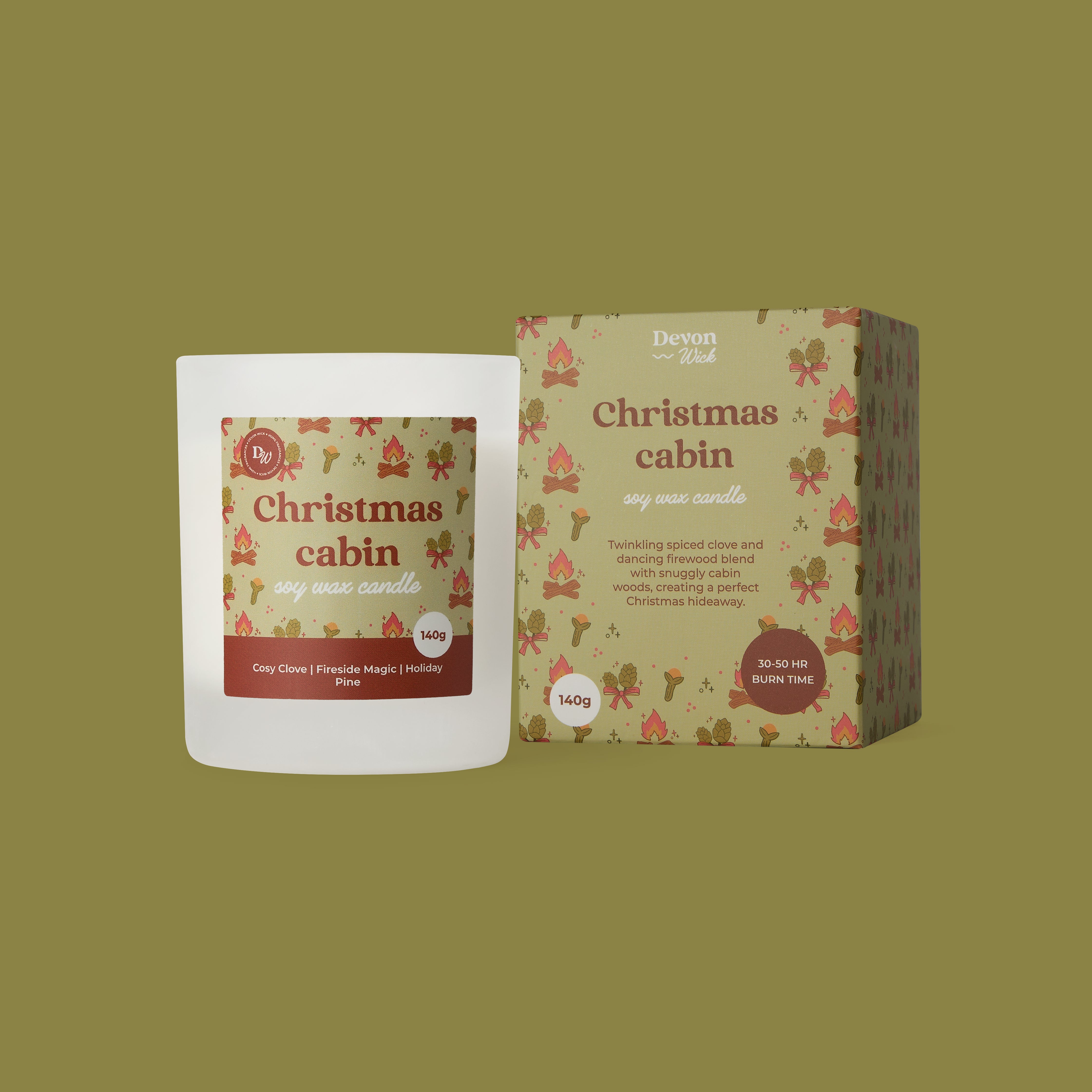 Christmas Cabin Soy Wax Candle