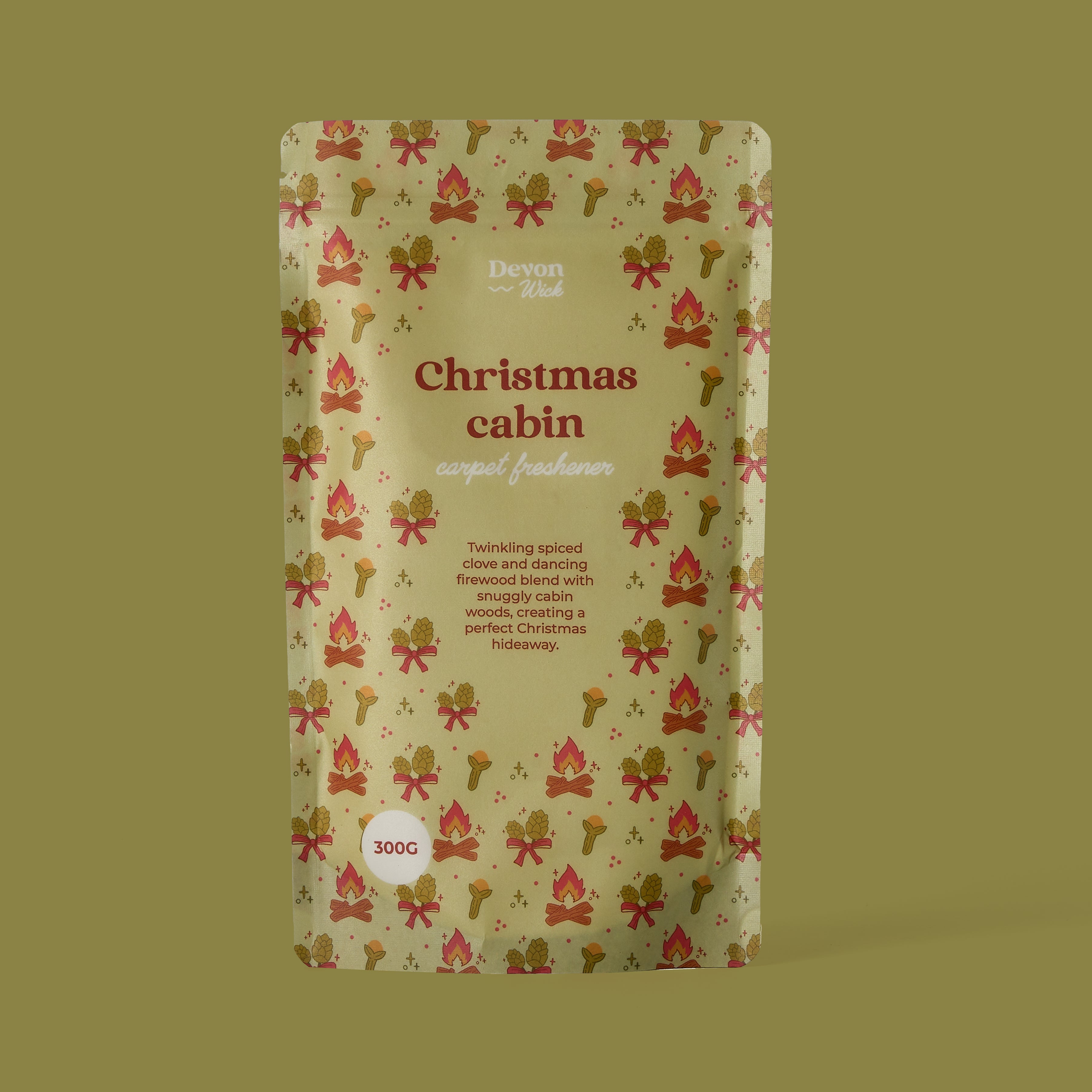 Christmas Cabin Carpet Freshener