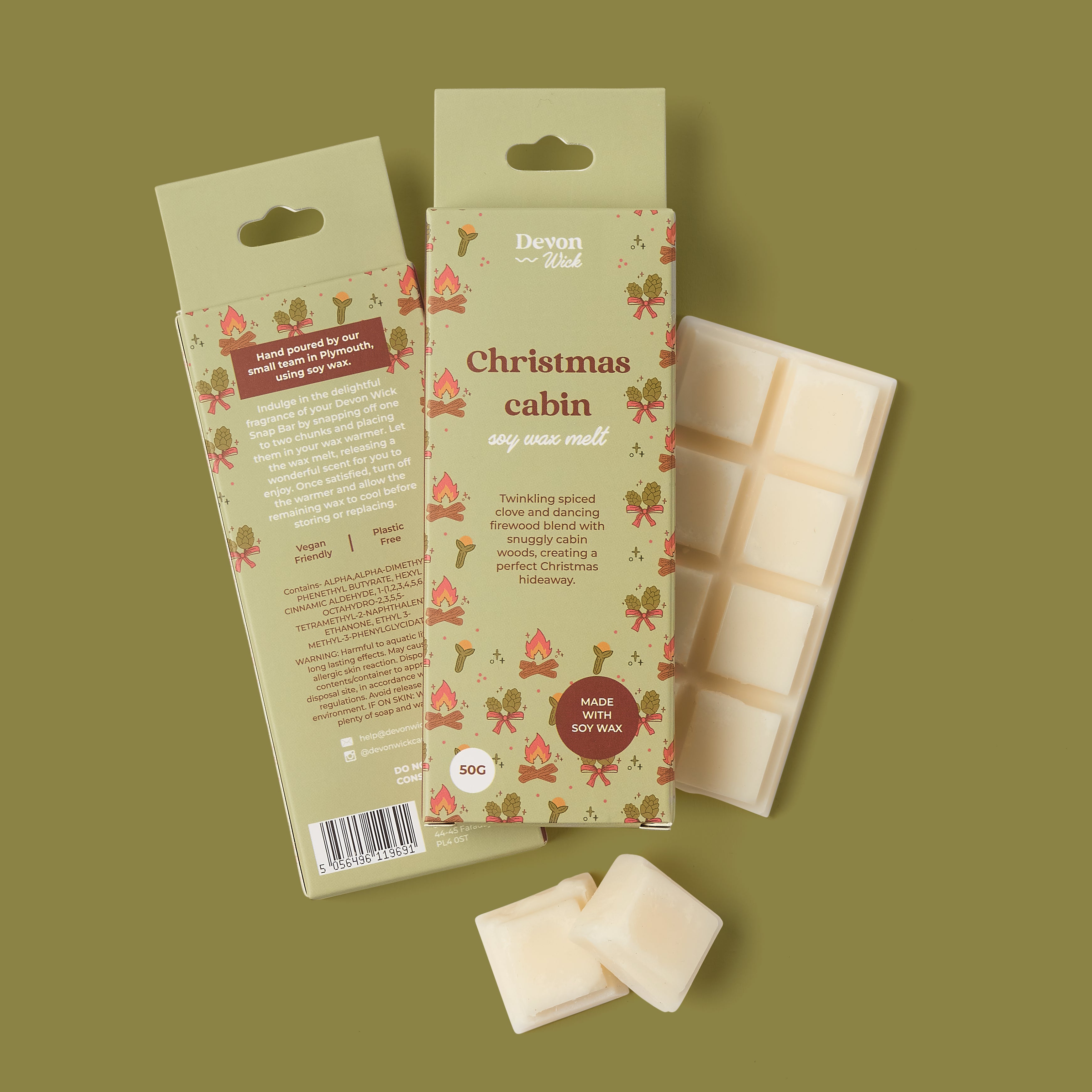 Christmas Cabin Snap Bar Wax Melts
