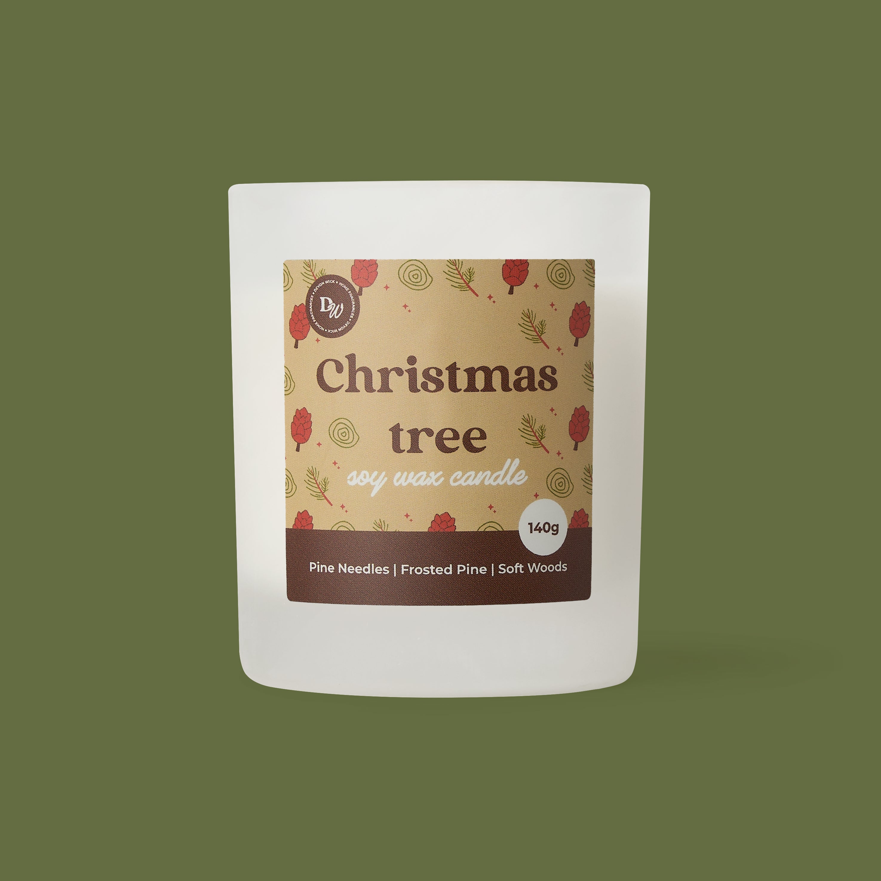 Christmas Tree Soy Wax Candle