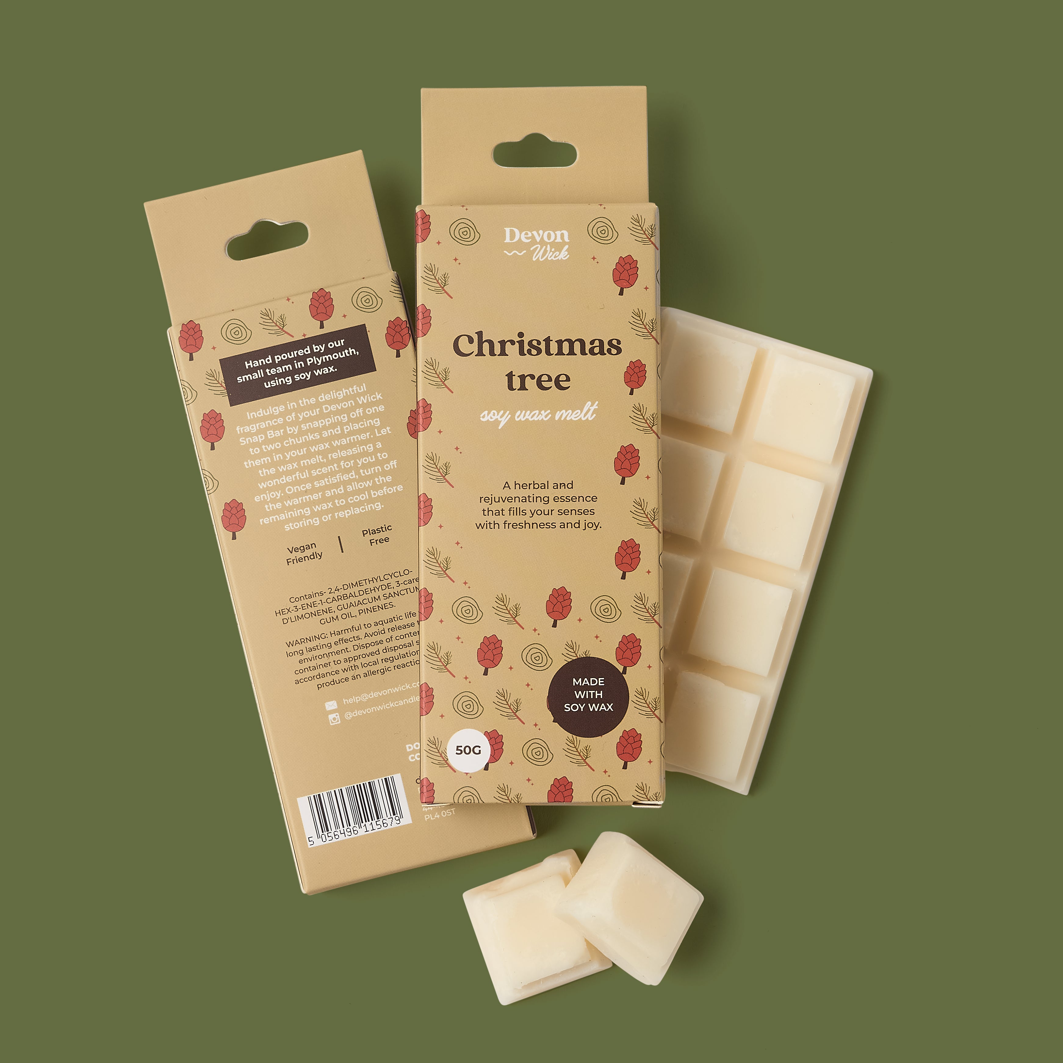 Christmas Tree Snap Bar Wax Melts