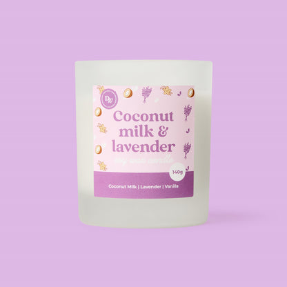 Coconut Milk & Lavender Soy Wax Candle