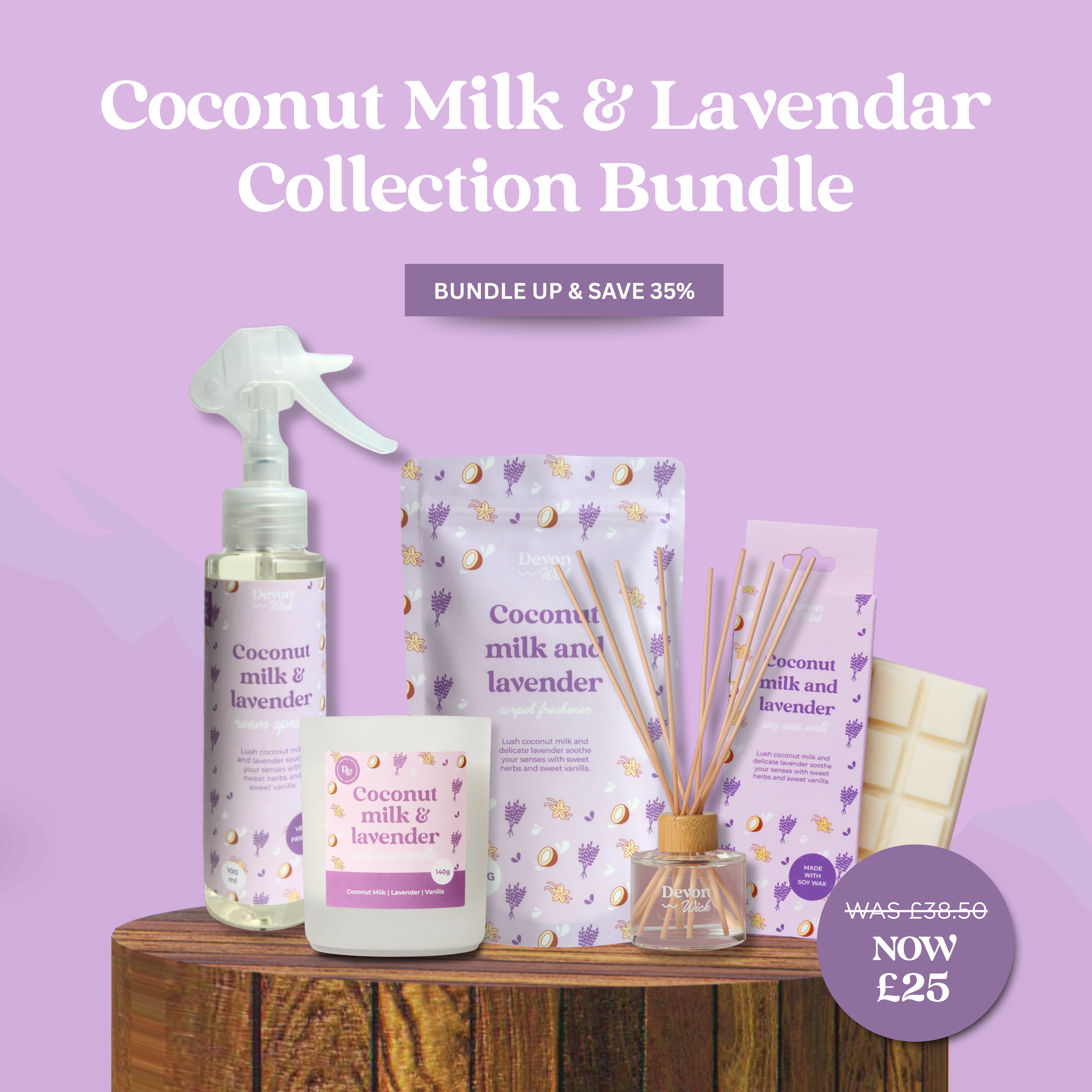 Coconut Milk & Lavender Collection Bundle