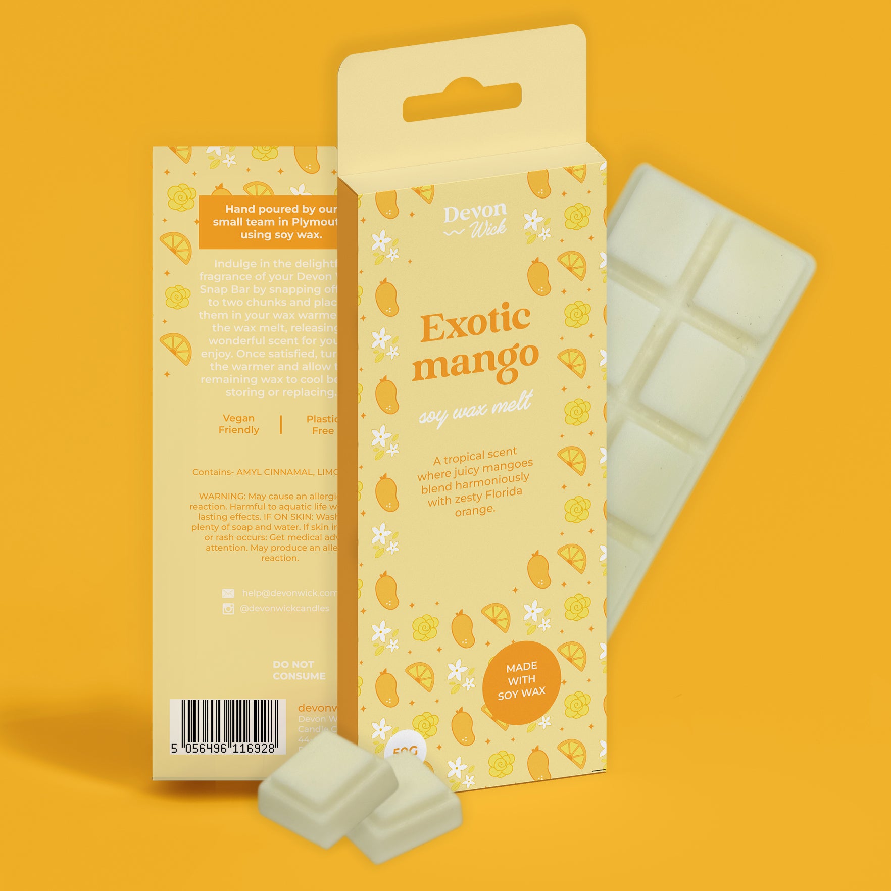 Exotic Mango Snap Bar Wax Melts