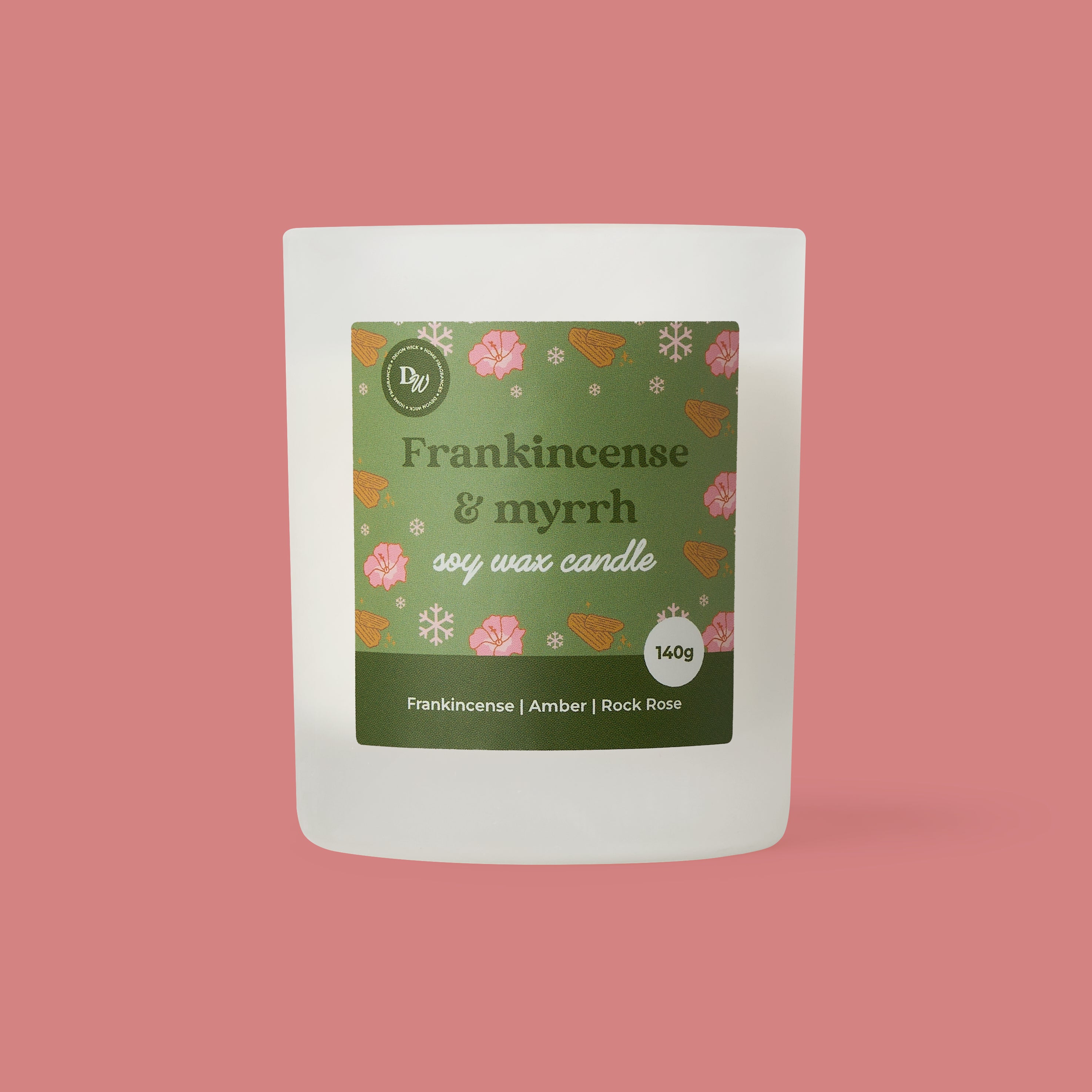 Frankincense & Myrrh Soy Wax Candle
