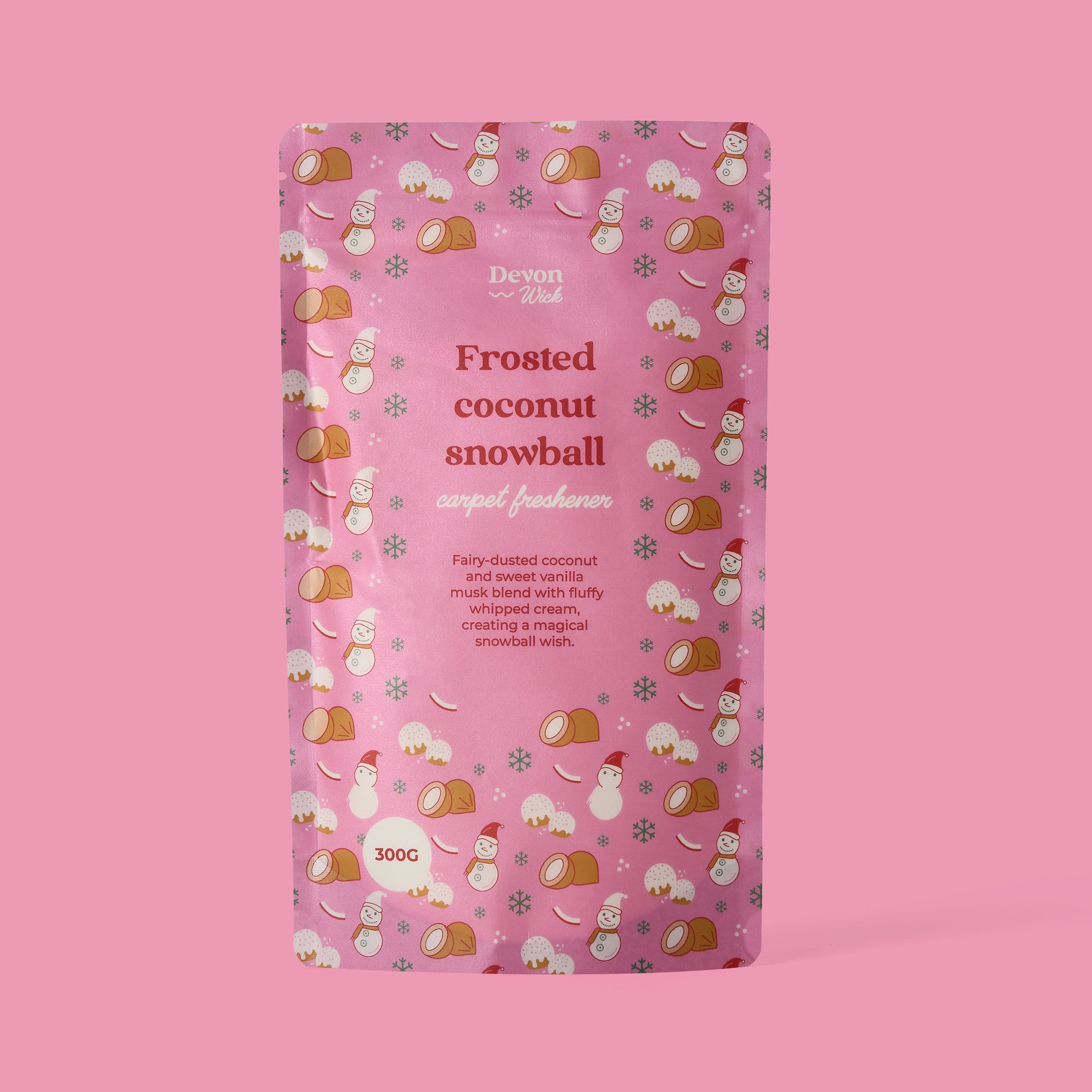 Frosted Coconut Snowball Carpet Freshener