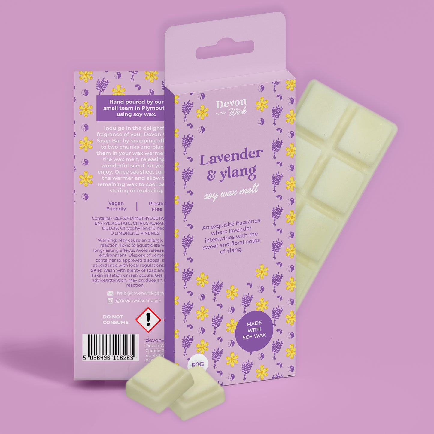 Lavender & Ylang Snap Bar Wax Melts