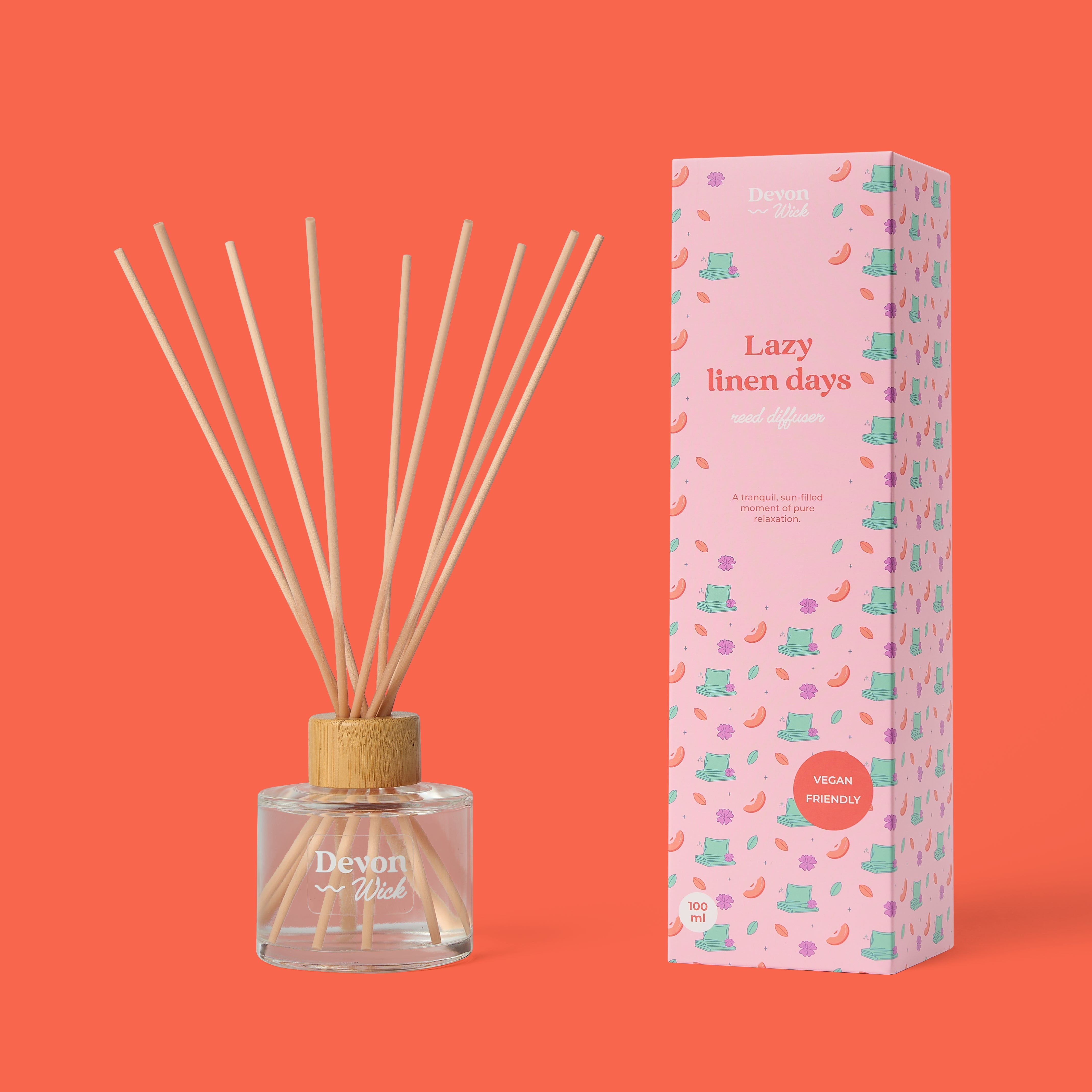 ‍Lazy Linen Days Reed Diffuser (100% off)