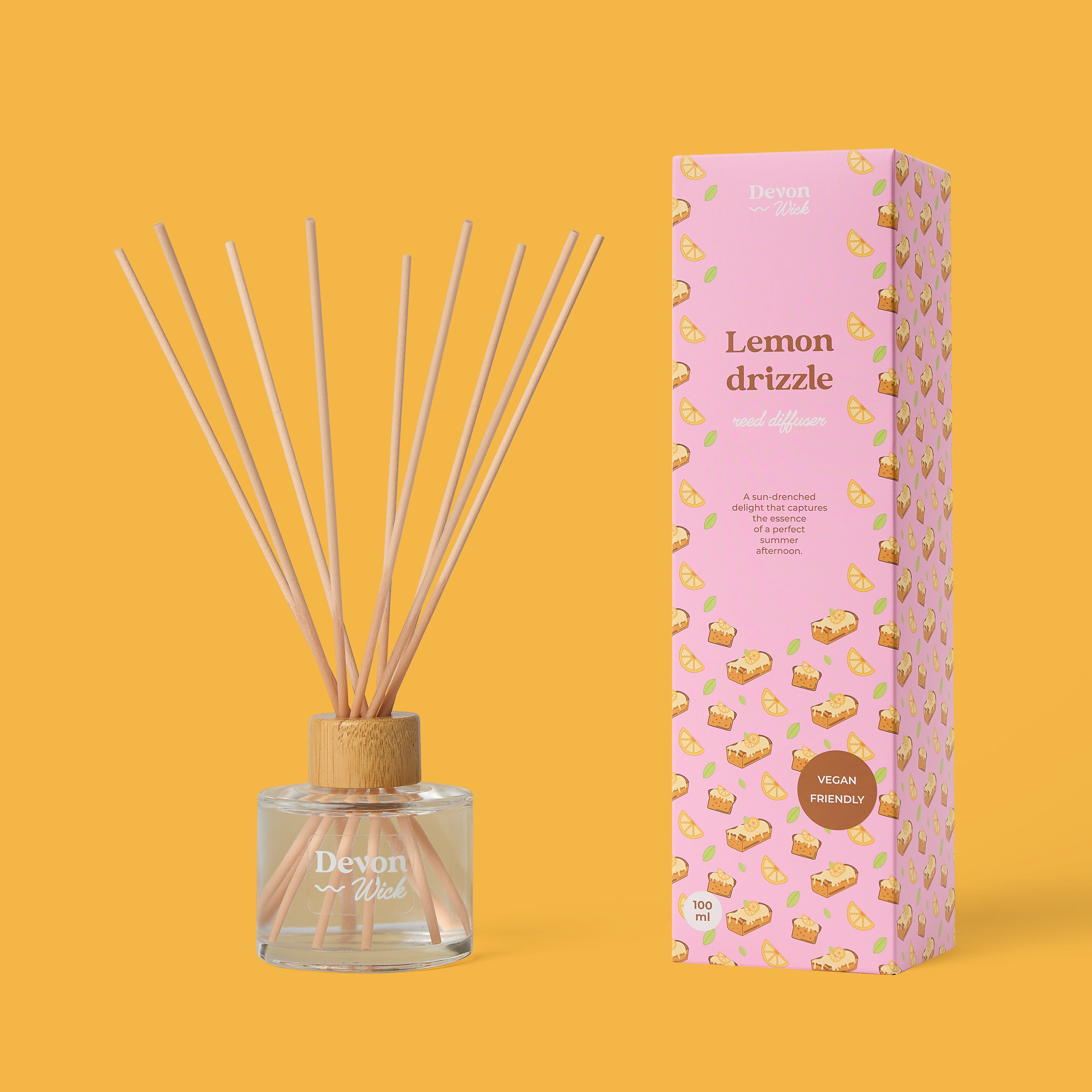 ‍Lemon Drizzle Reed Diffuser (100% off)