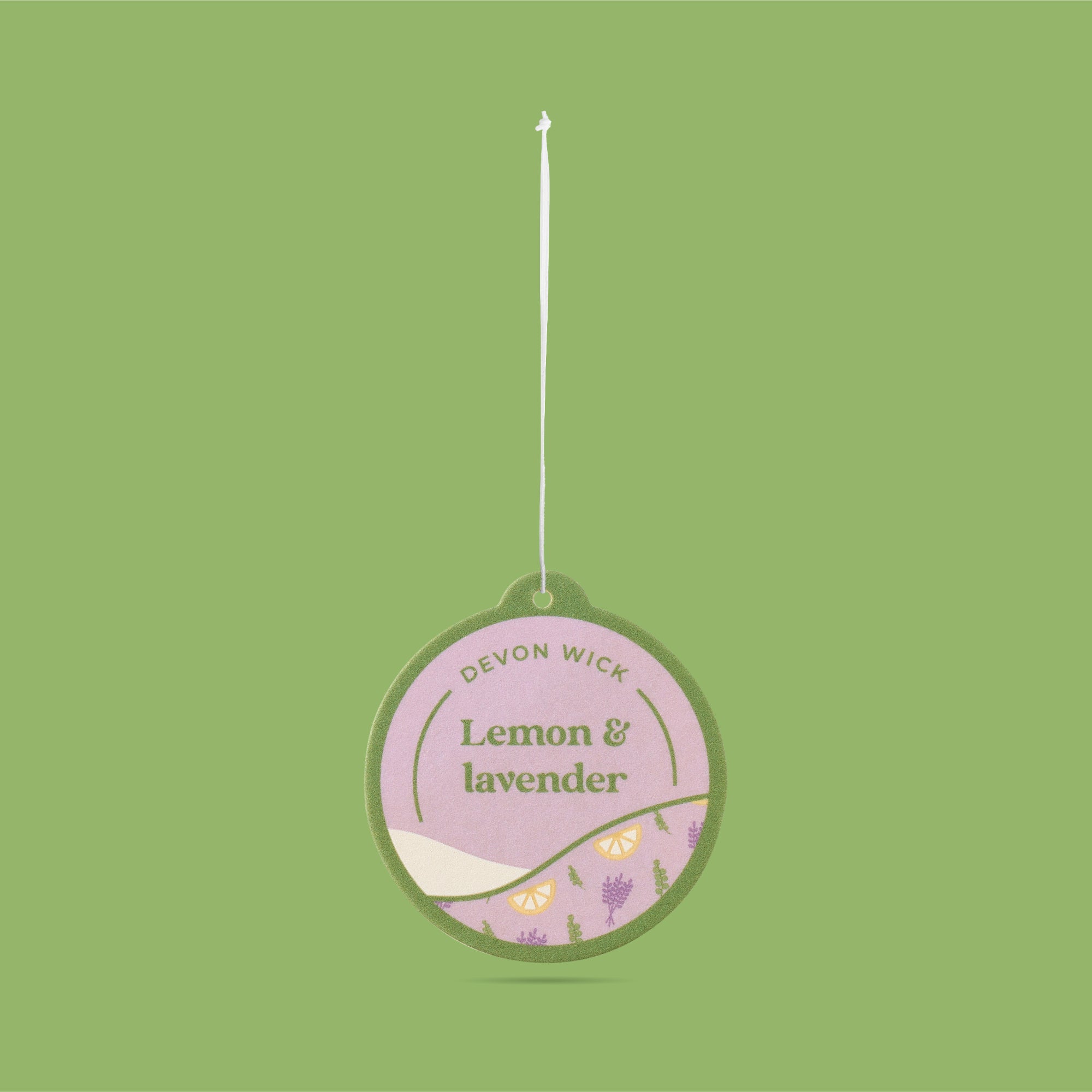 Lemon & Lavender Car Air Freshener