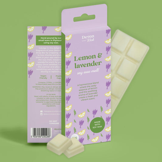Lemon & Lavender Snap Bar Wax Melts