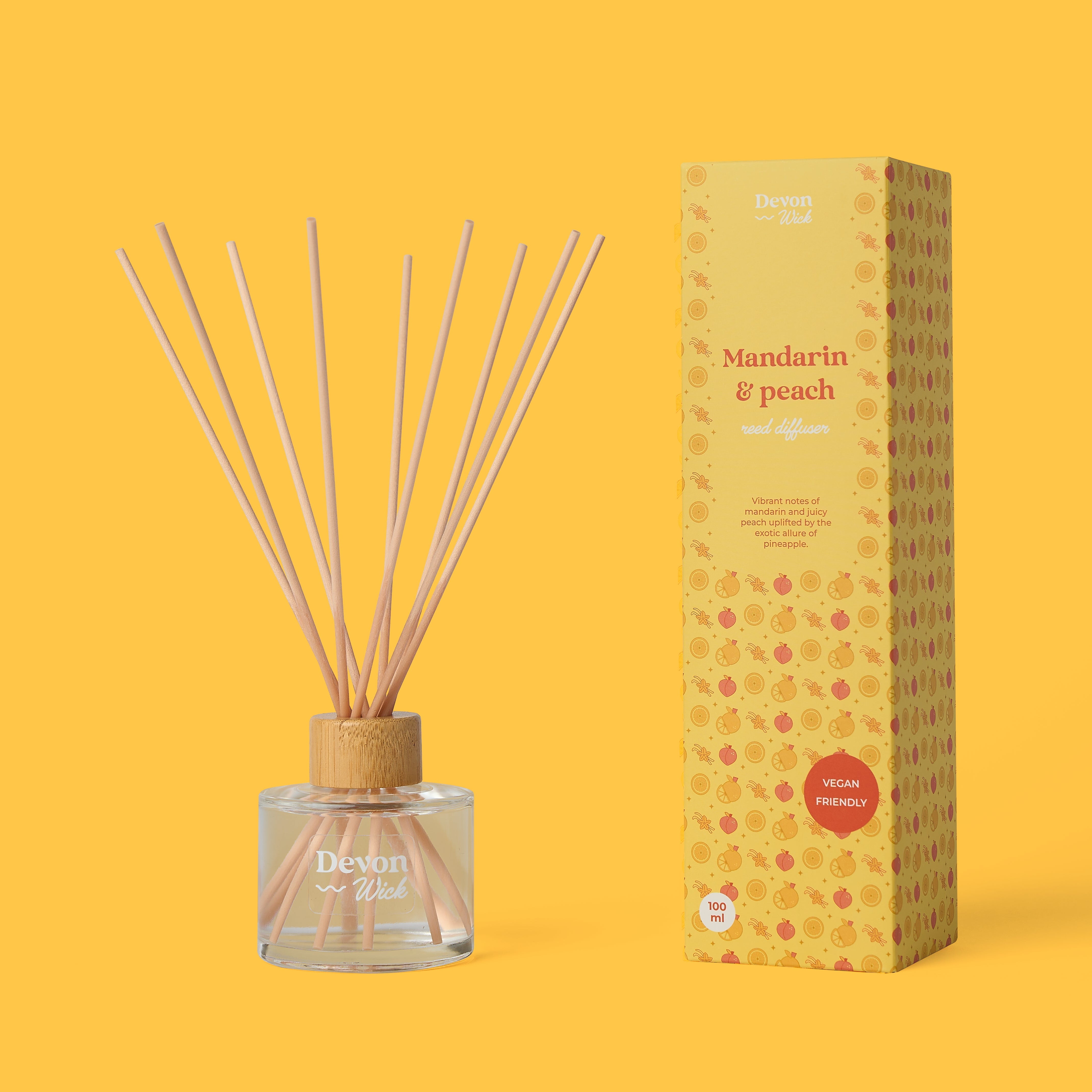 ‍Mandarin & Peach Reed Diffuser (100% off)