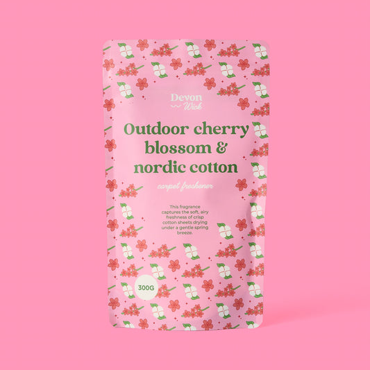 Outdoor Cherry Blossom & Nordic Cotton Carpet Freshener