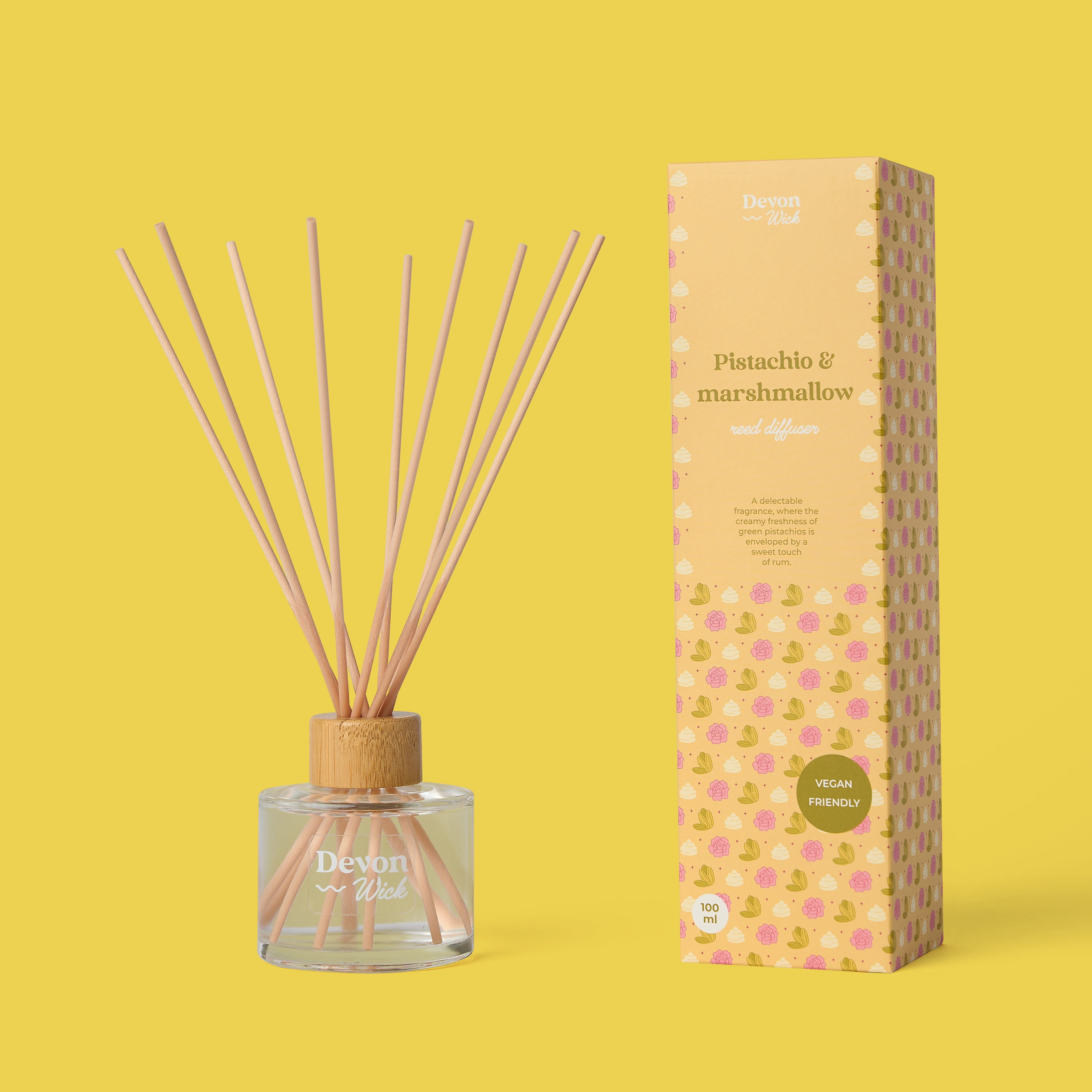 ‍Pistachio & Marshmallow Reed Diffuser (100% off)