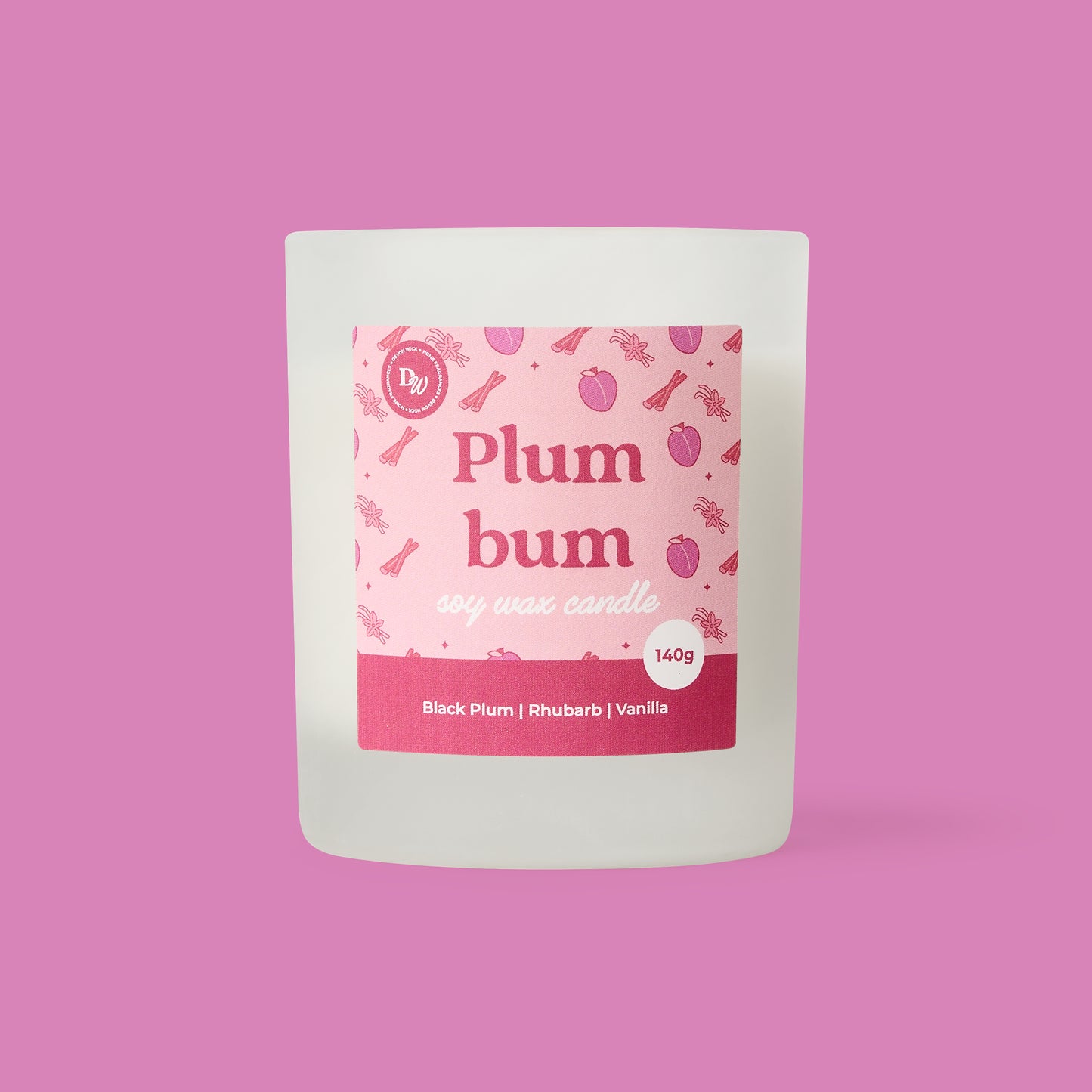 Plum Bum Soy Wax Candle