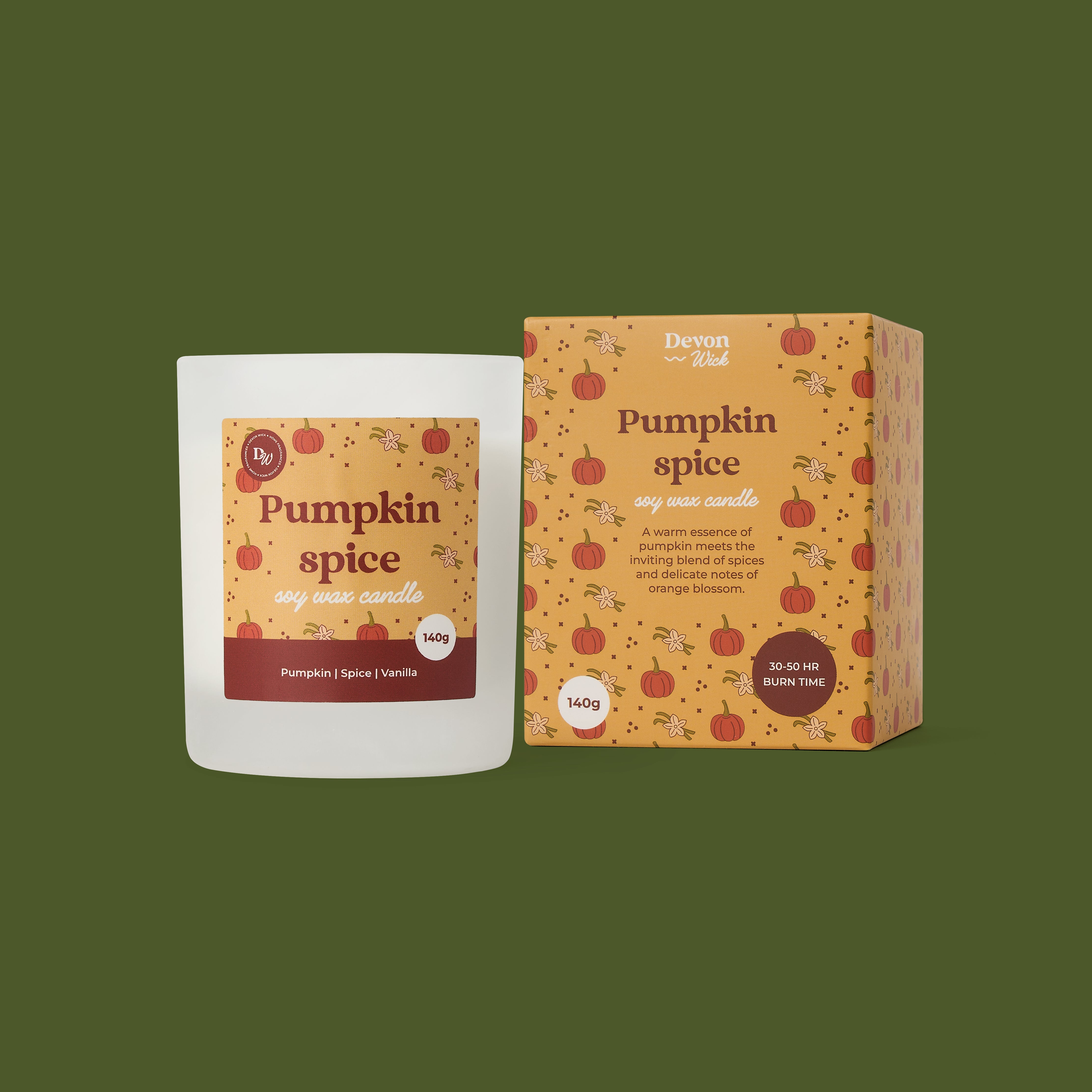 Pumpkin Spice Soy Wax Candle