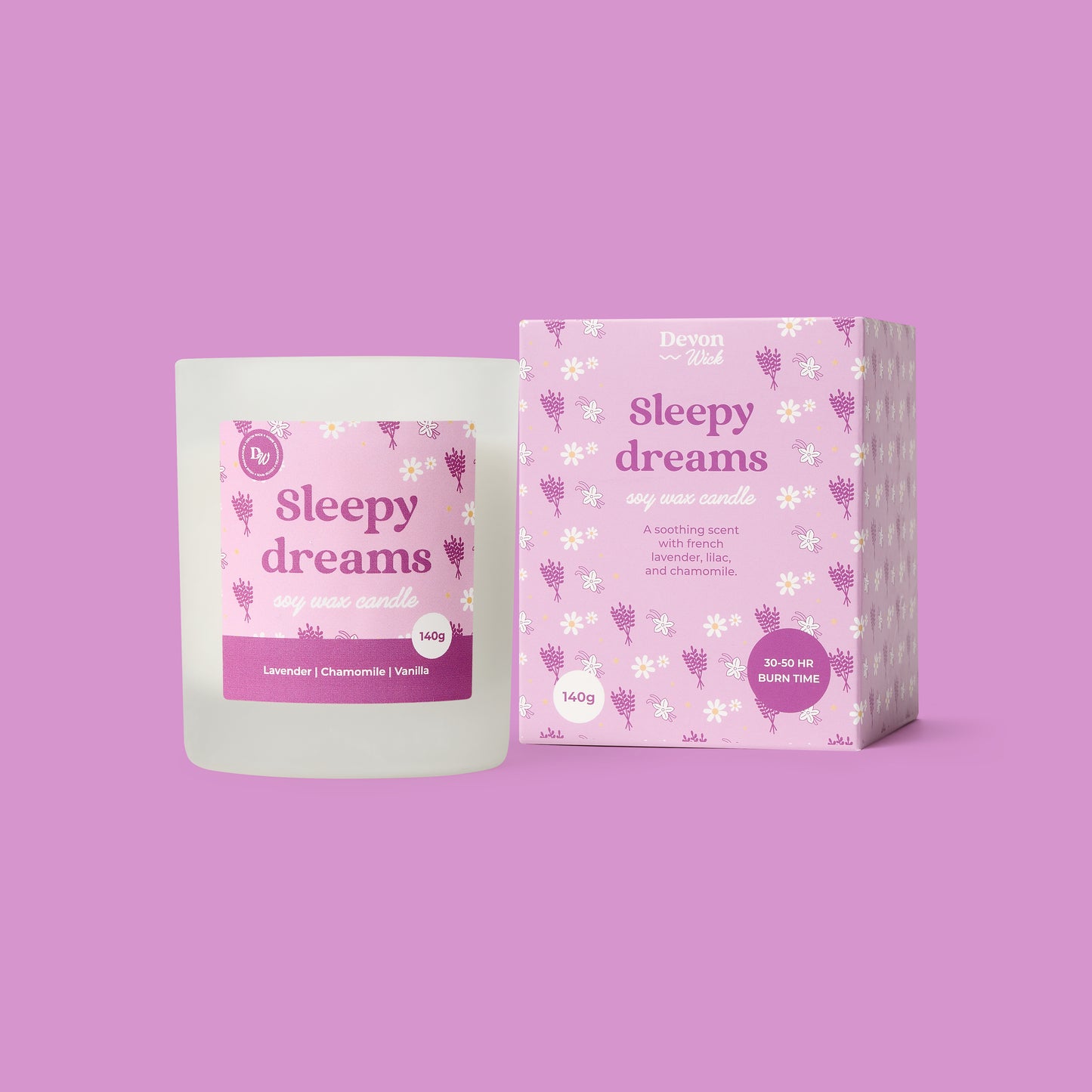 Sleepy Dreams Soy Wax Candle