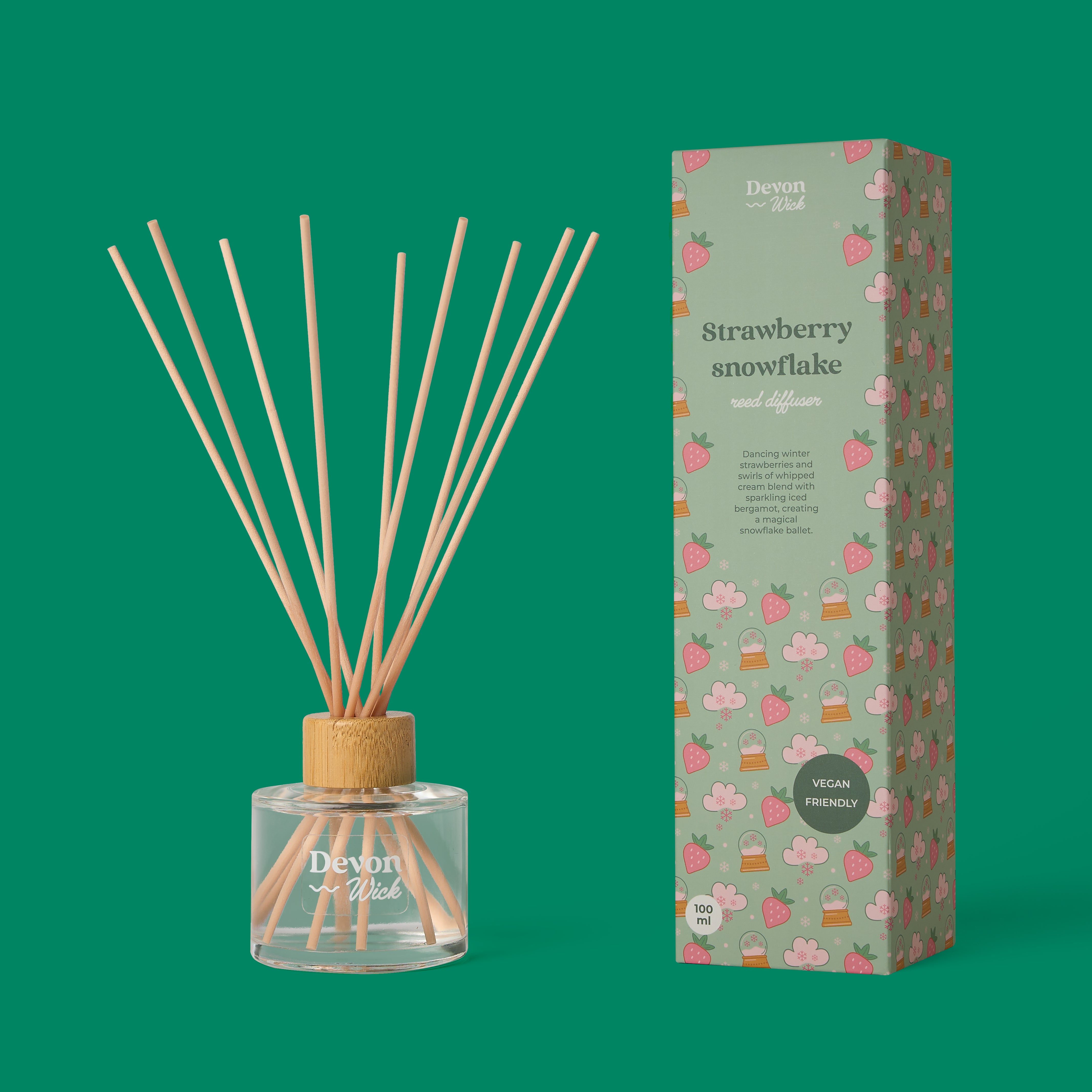 Strawberry Snowflake Reed Diffuser